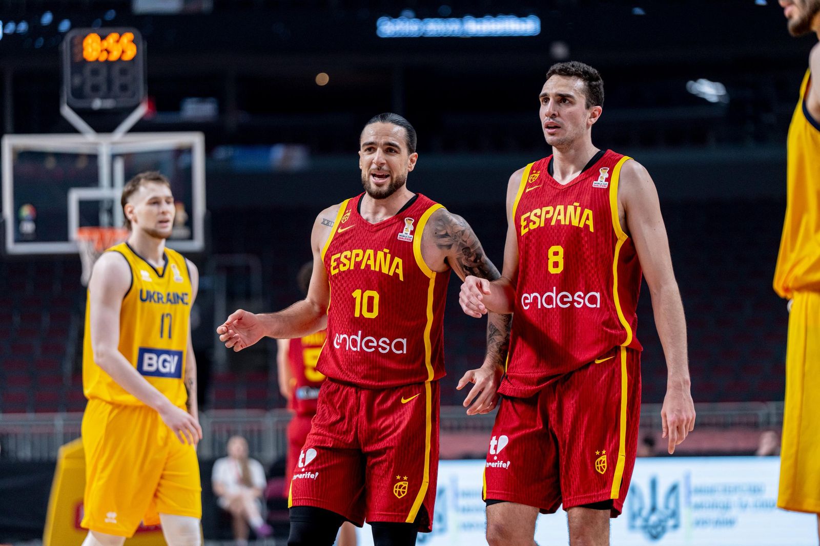 Las mejores fotos del Ucrania-España de baloncesto