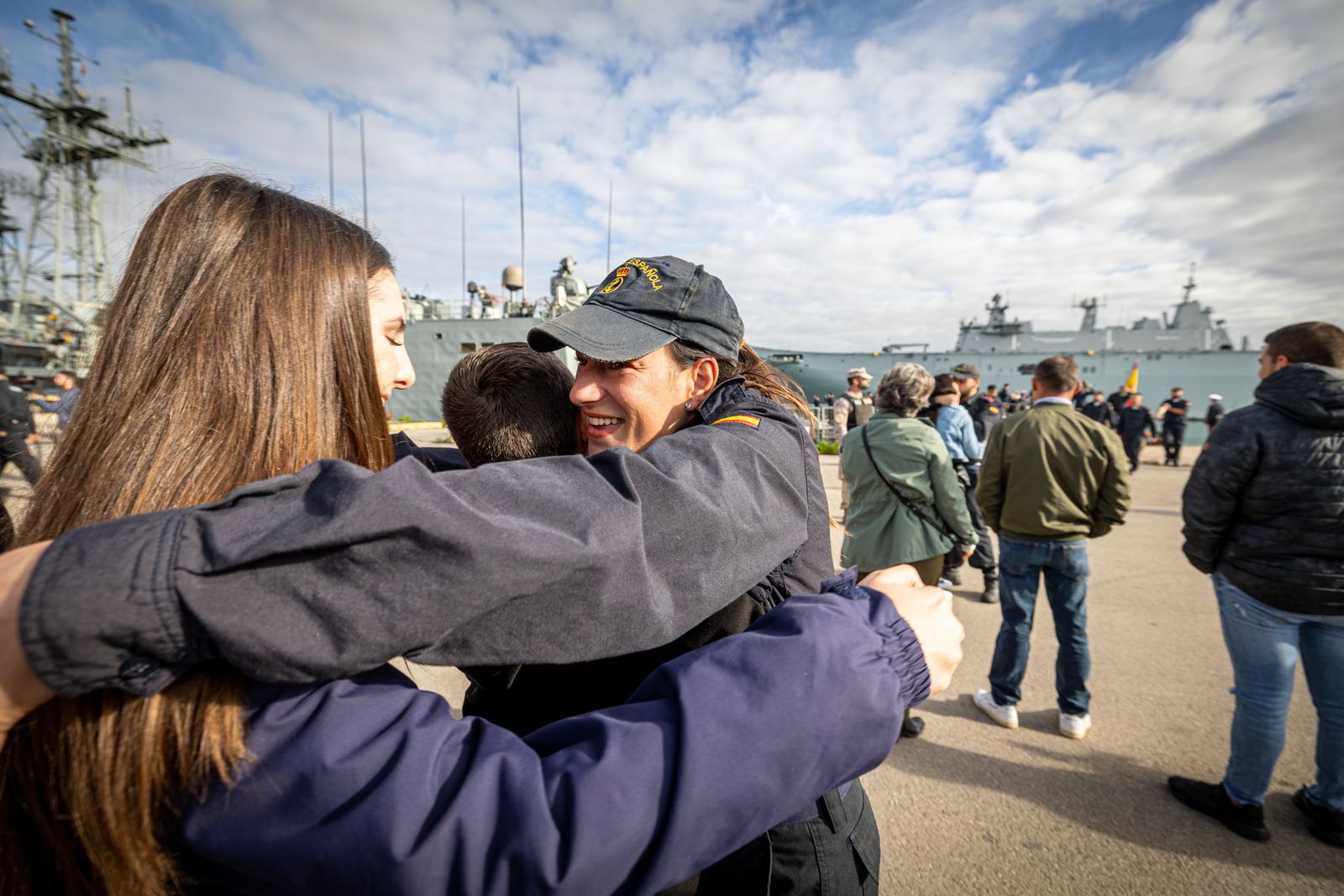 Imágenes del regreso de La fragata 'Numancia' a Rota tras participar en la operación Atalanta