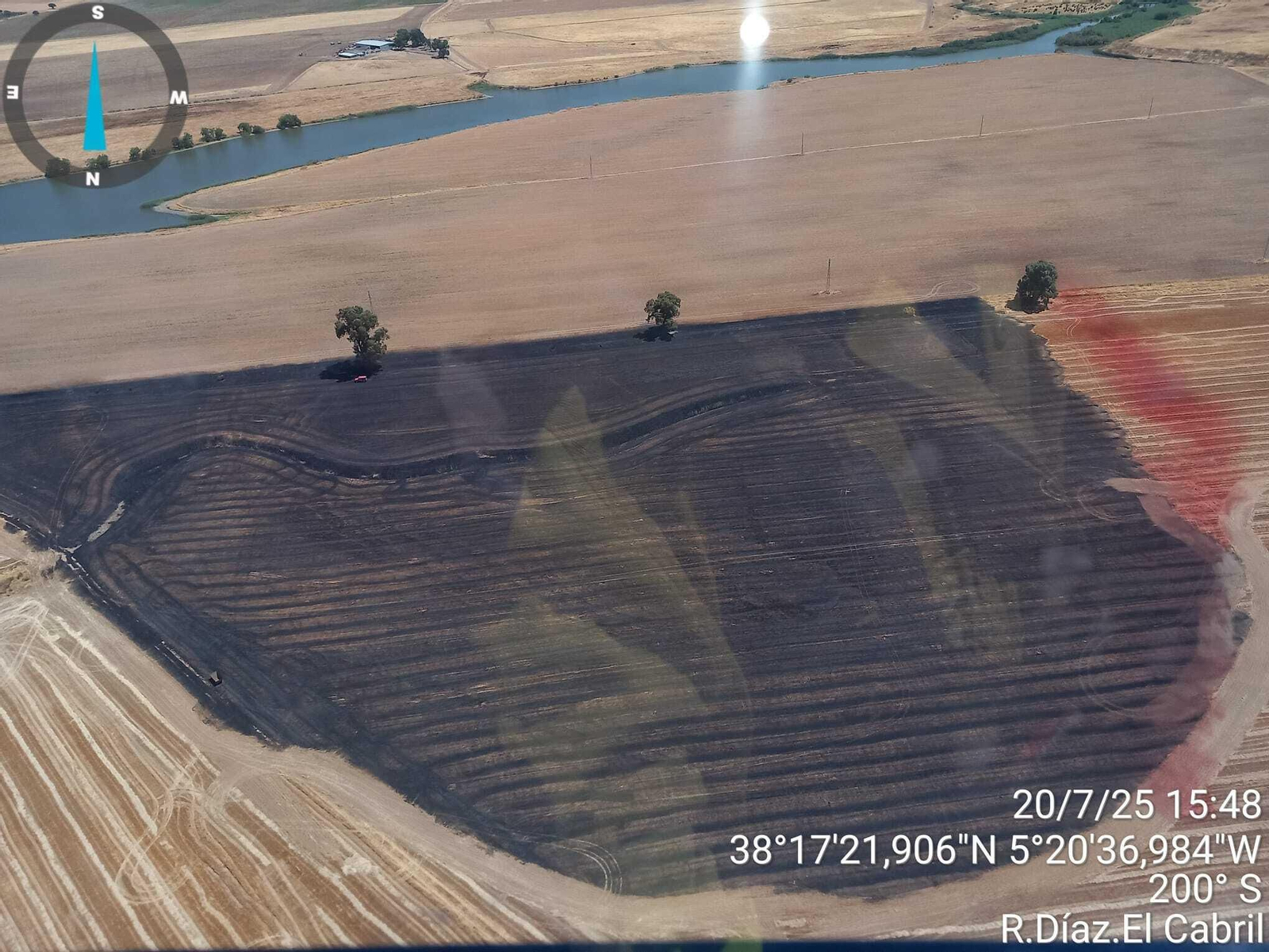 Espacio en el que se ha registrado el incendio.