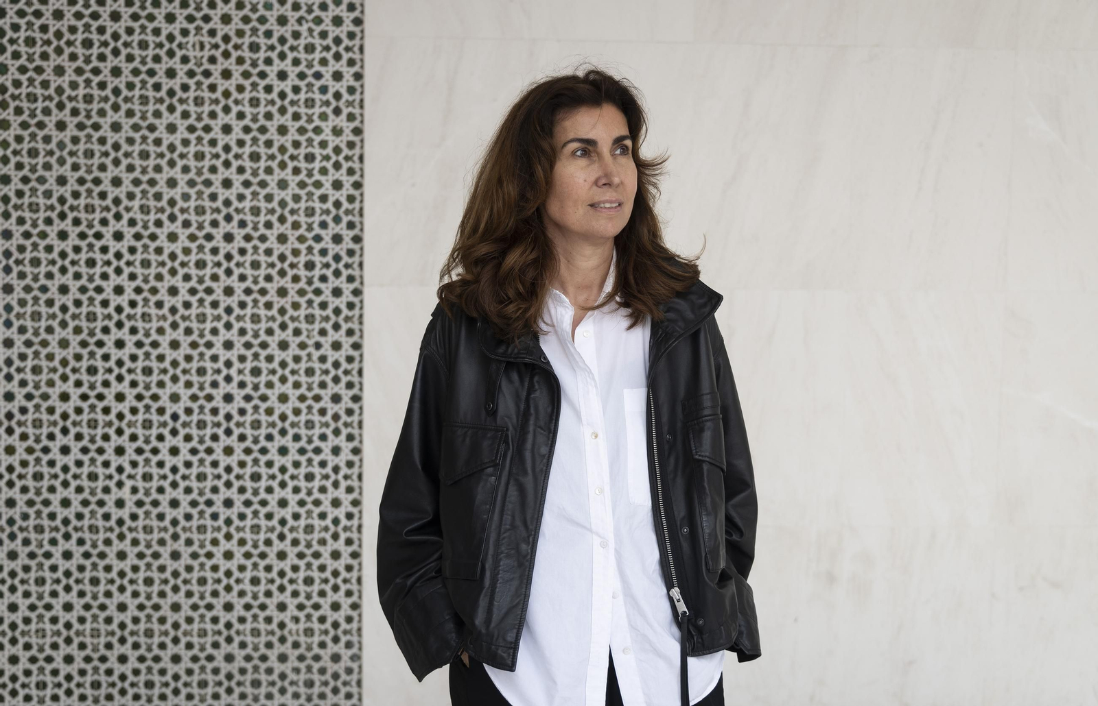 La editora Ofelia Grande (Salamanca, 1970), fotografiada ayer en Sevilla.