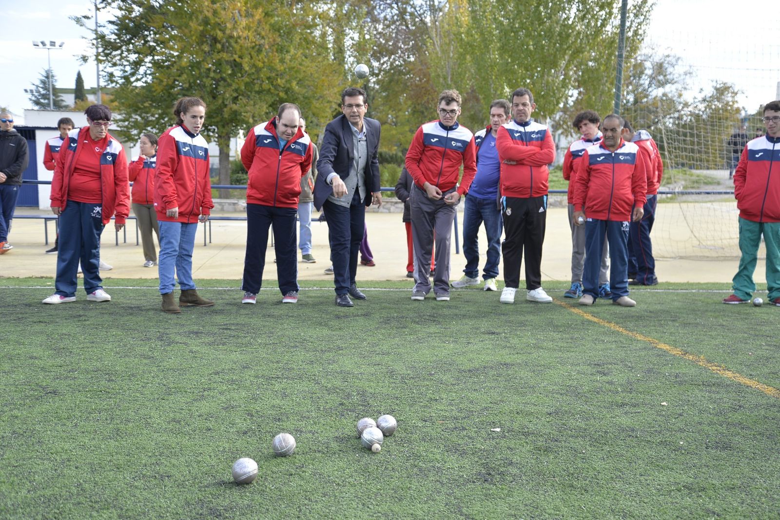 El alcalde de Granada, Francisco Cuenca, durante la presentación del programa para deporte adaptado