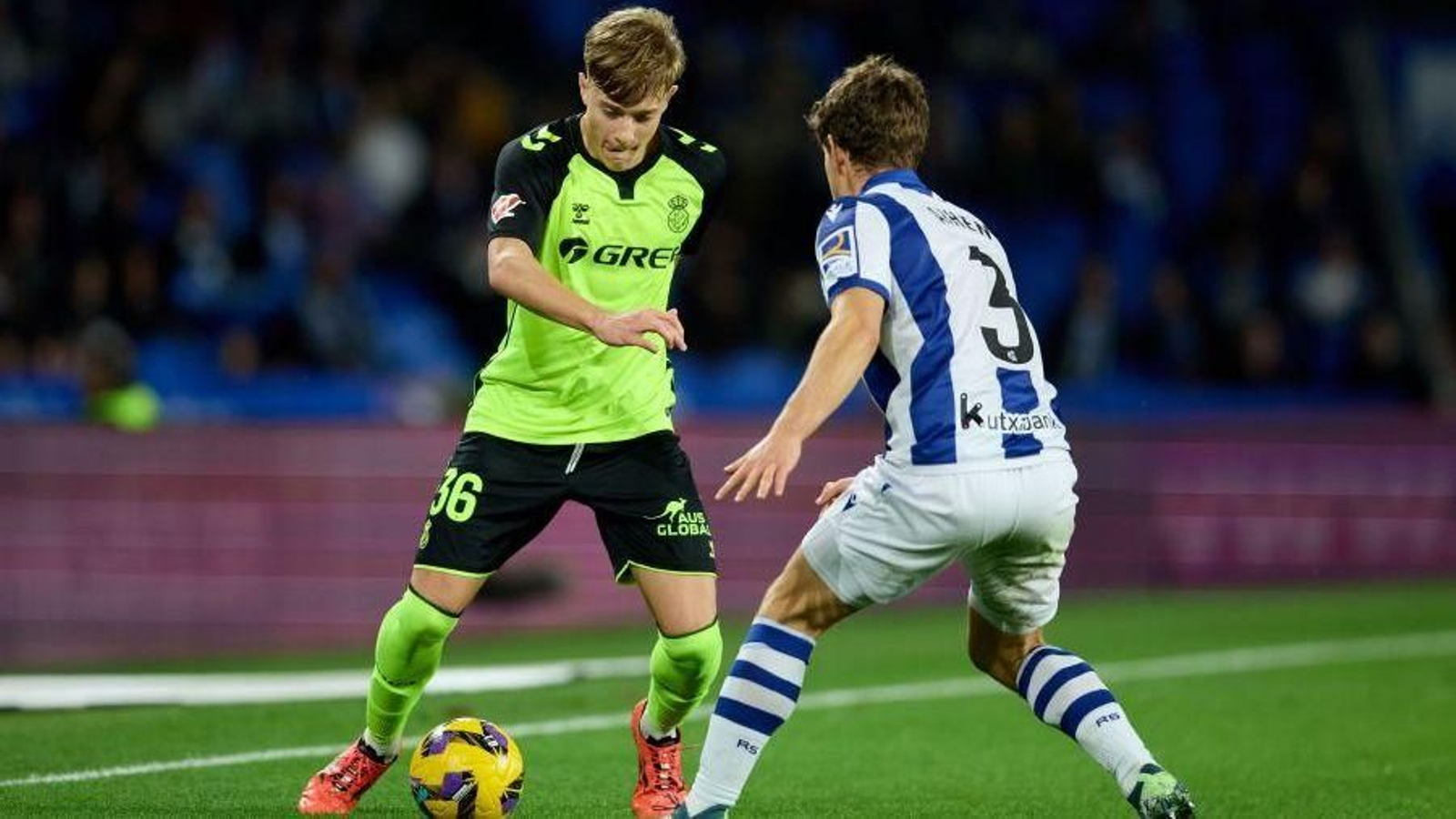 Jesús Rodríguez en una de las acciones contra Ahien Muñoz