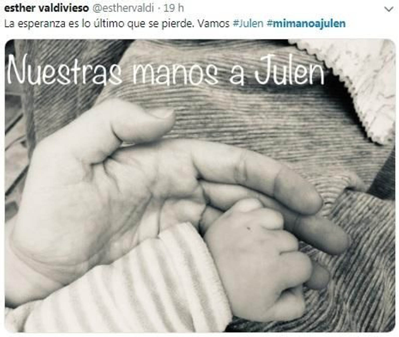 Una de las imágenes de la campaña en las redes sociales Una de las imágenes de la campaña en las redes sociales