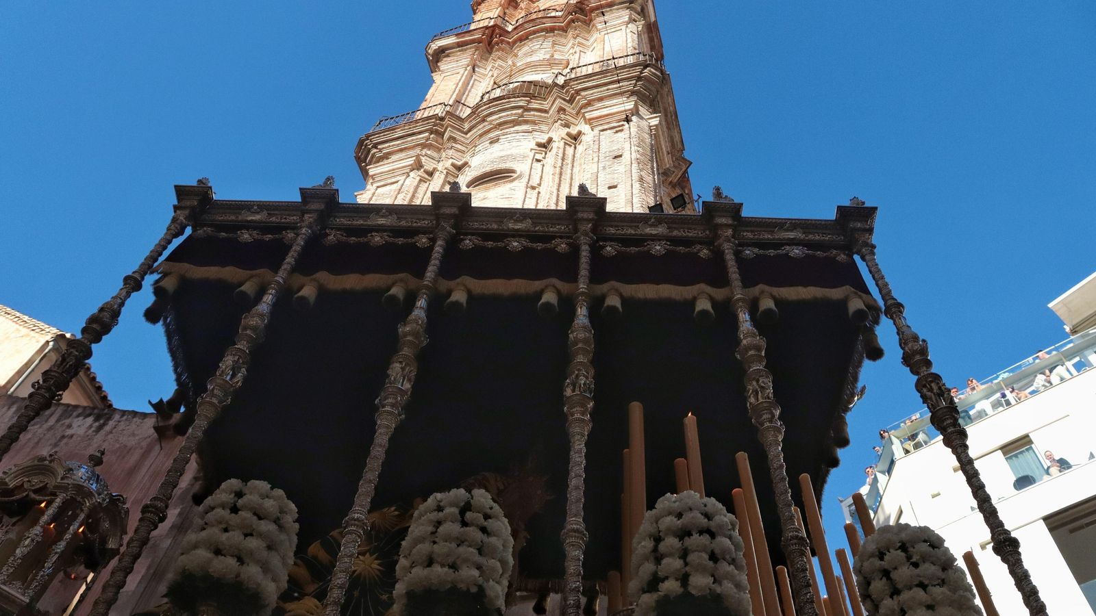 Dolores de San Juan en el Viernes Santo de Málaga, en imágenes