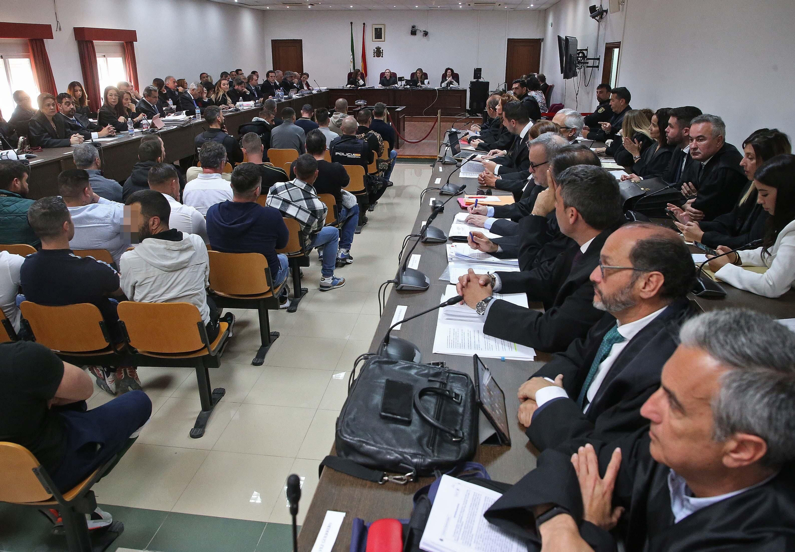 Fotos del inicio del macrojuicio contra Los Castañas en Algeciras