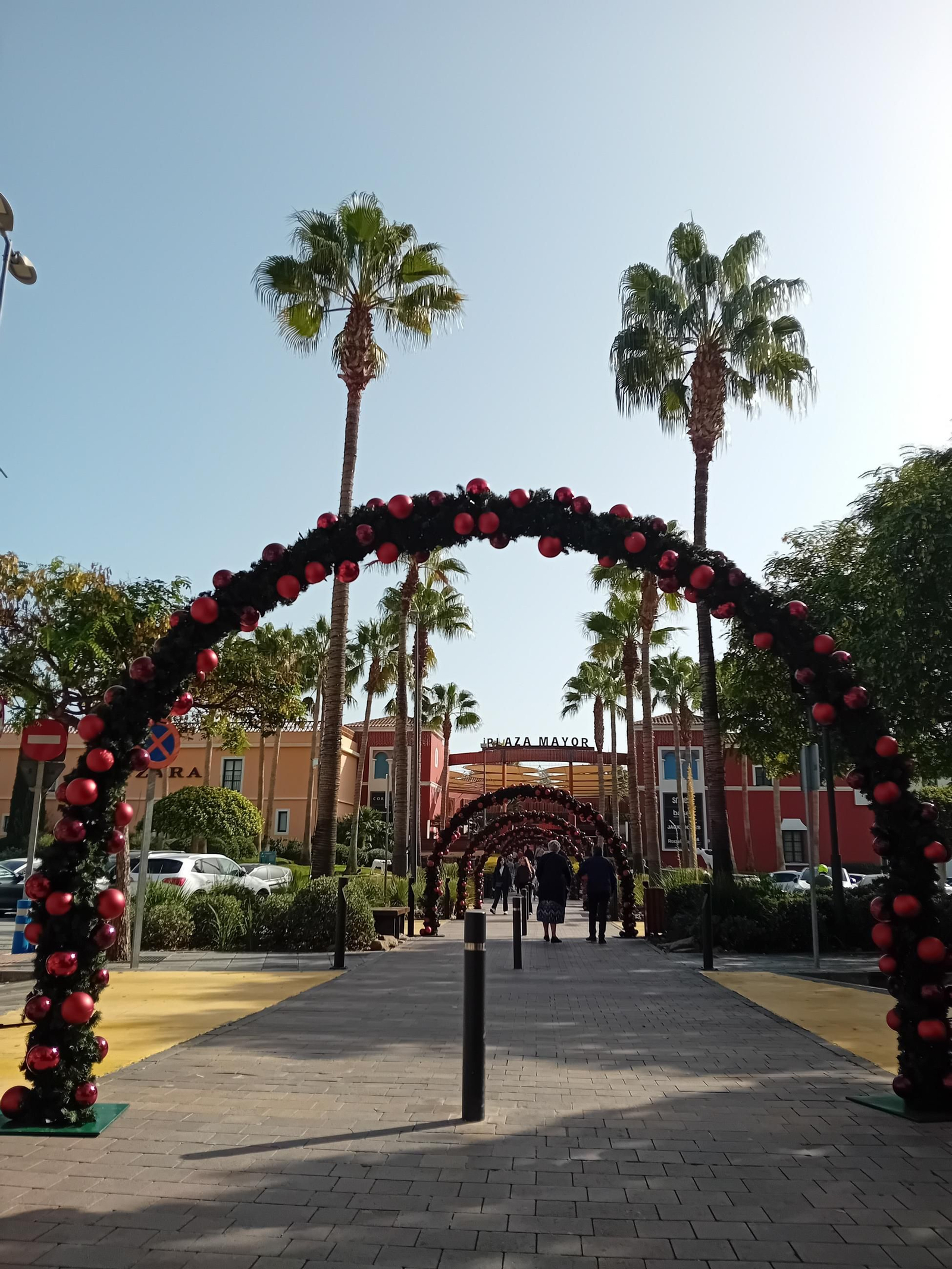 Decoración navideña de Plaza Mayor