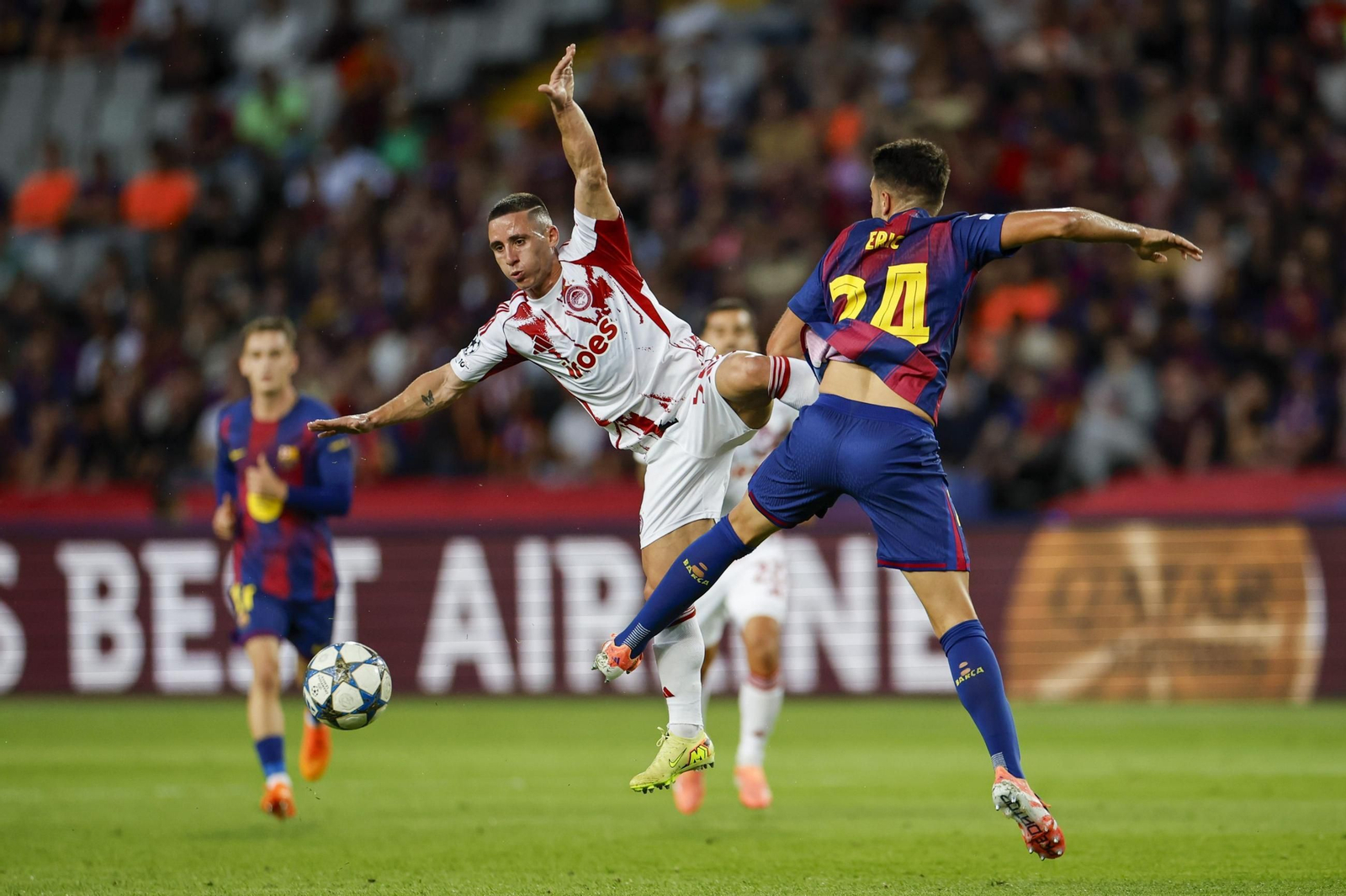 Las fotos del Barcelona-Olympiacos
