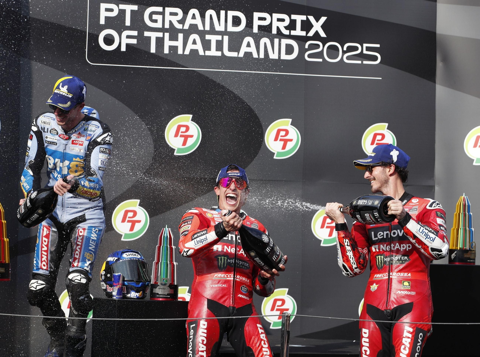 Las fotos del triunfo de Marc Márquez en Tailandia