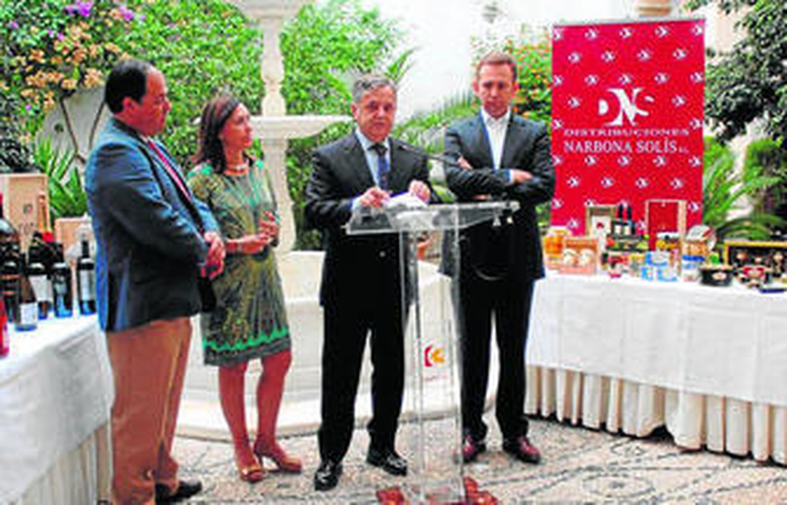 Enrique Garrido, Carmen Sousa, Salvador Fuentes y Juan Carlos Narbona.