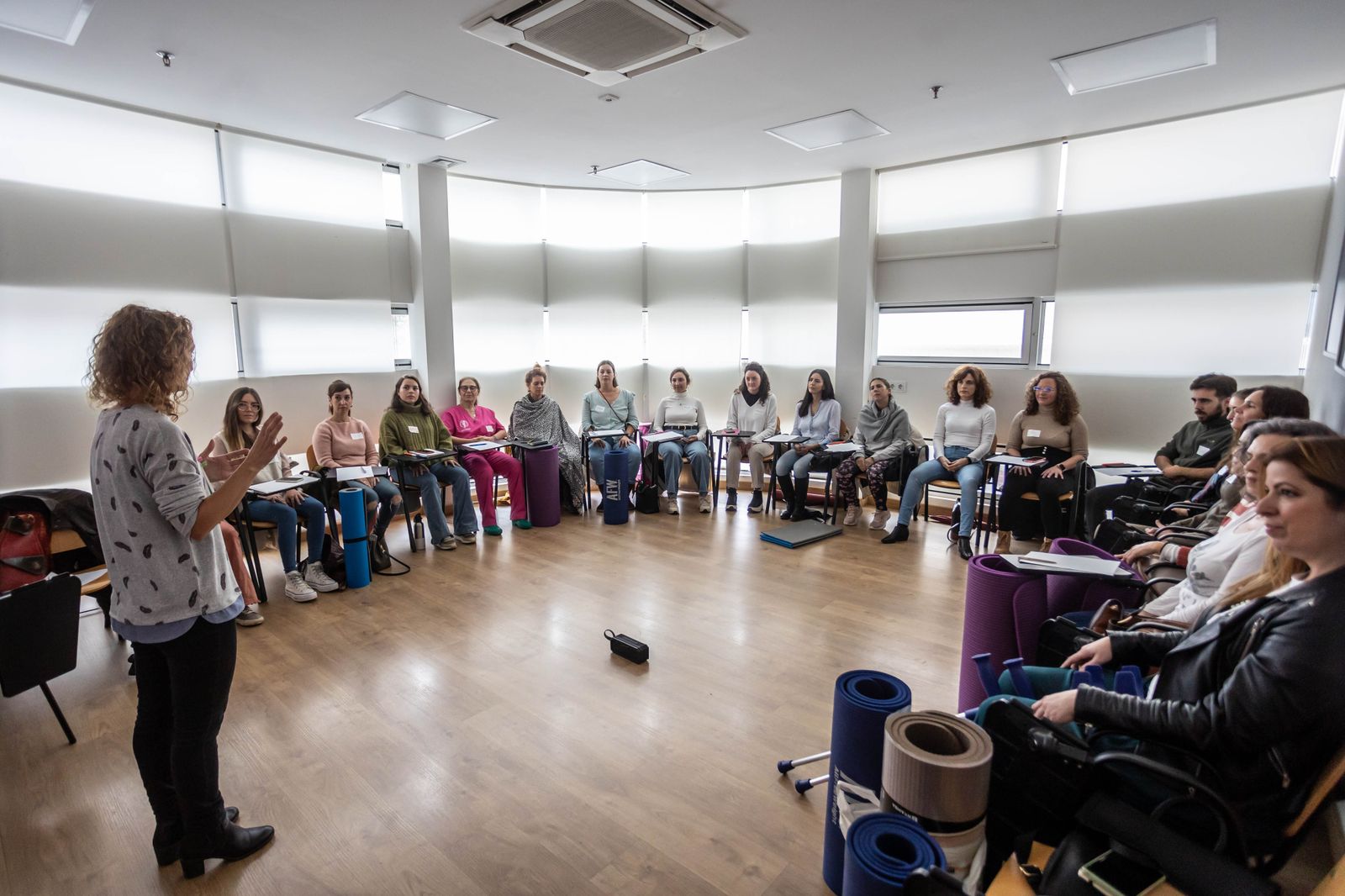 El taller de hipnoparto en el Hospital Materno-Infantil Quironsalud.