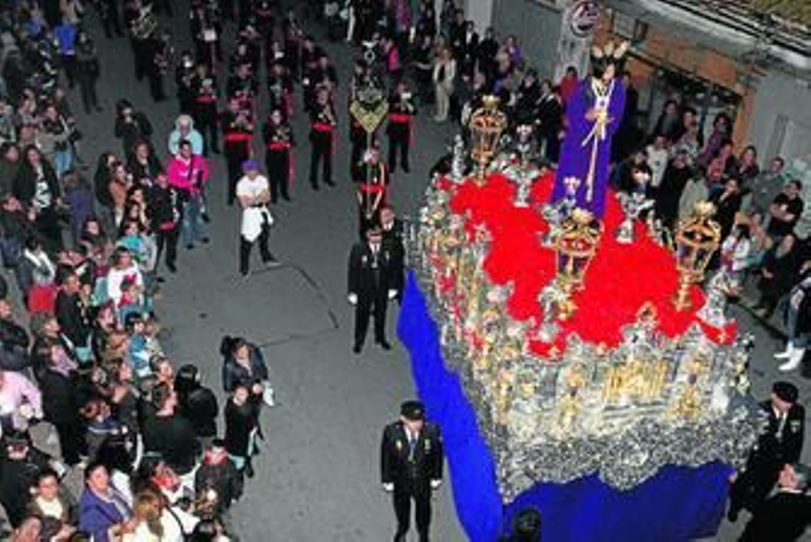 El Medinaceli de La Línea, en su salida de este año durante la Semana Santa.
