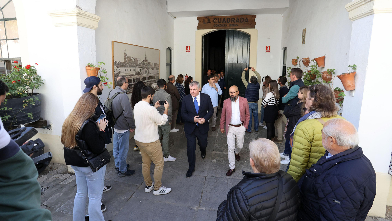 Cartel del partido Xerez CD - Cádiz CF en el 75 aniversario del Xerez CD