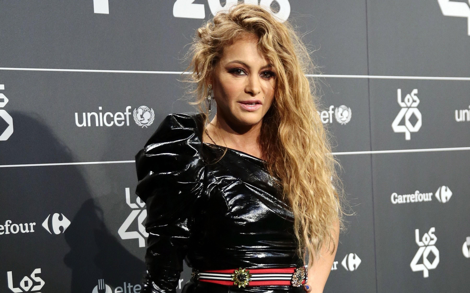 Paulina Rubio, en su última aparición en Madrid.