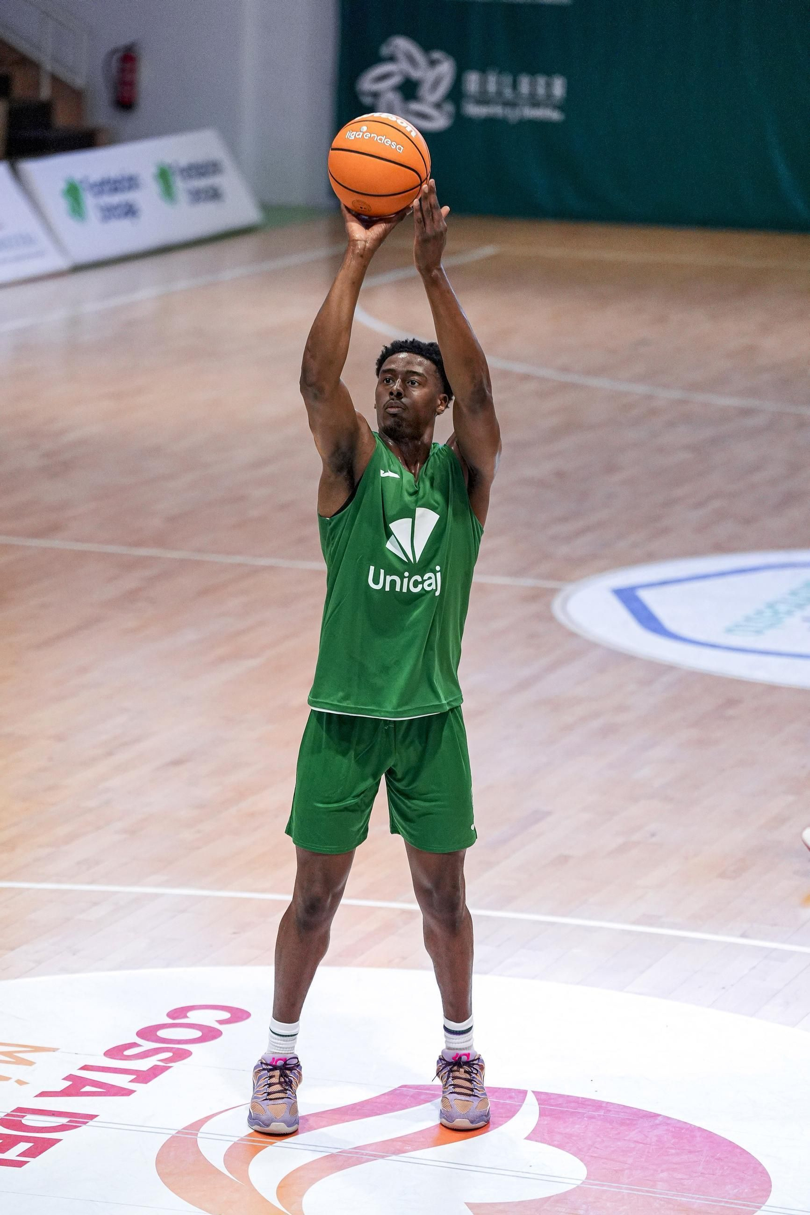 El primer entrenamiento de Chase Audige con el Unicaja