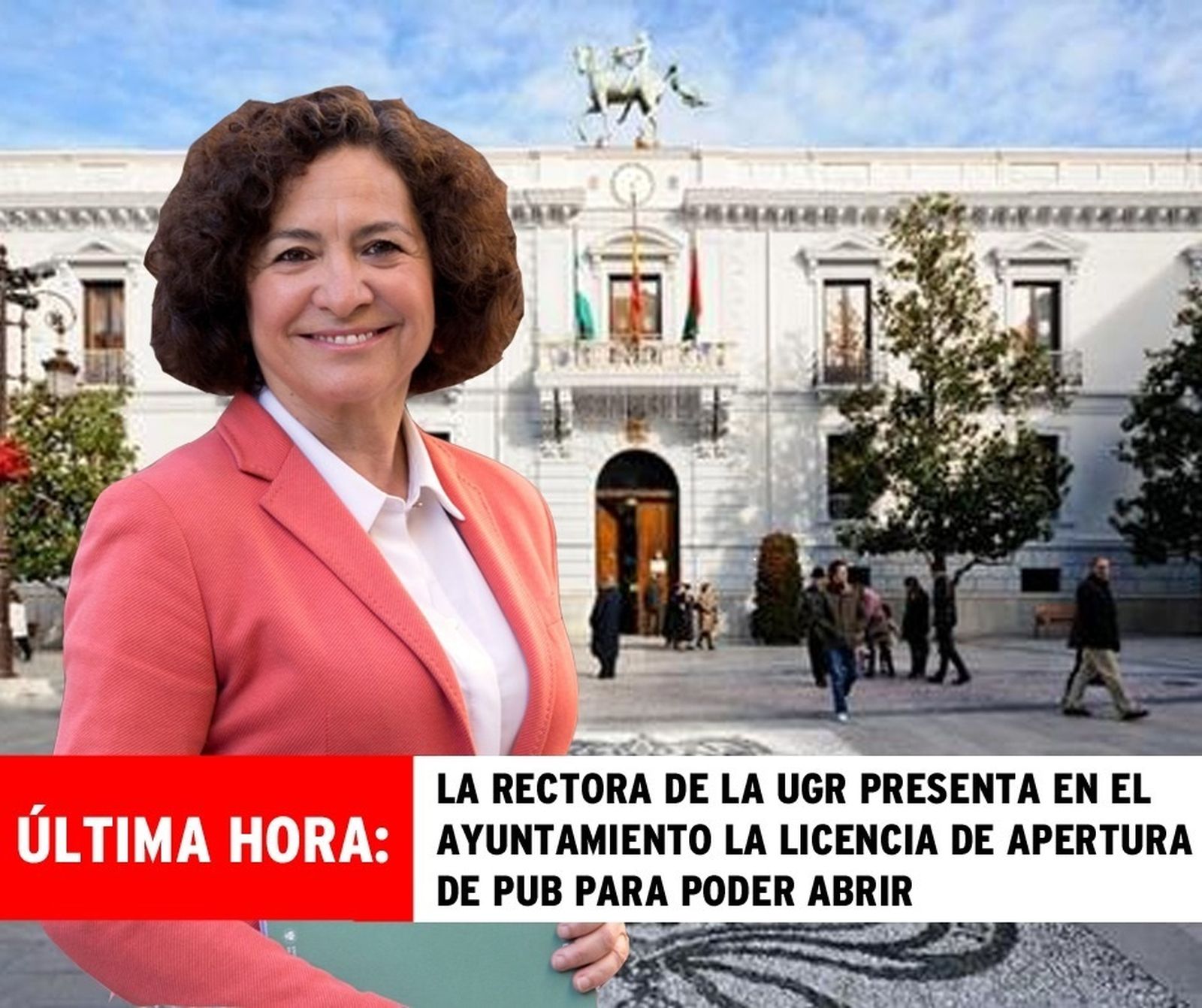 El meme del cierre de la Universidad: la rectora pide la licencia de pub para abrir