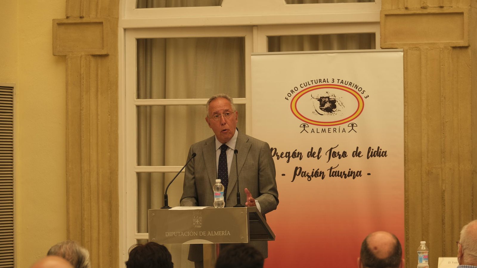 Federico Arnás durante su pregón este domingo.