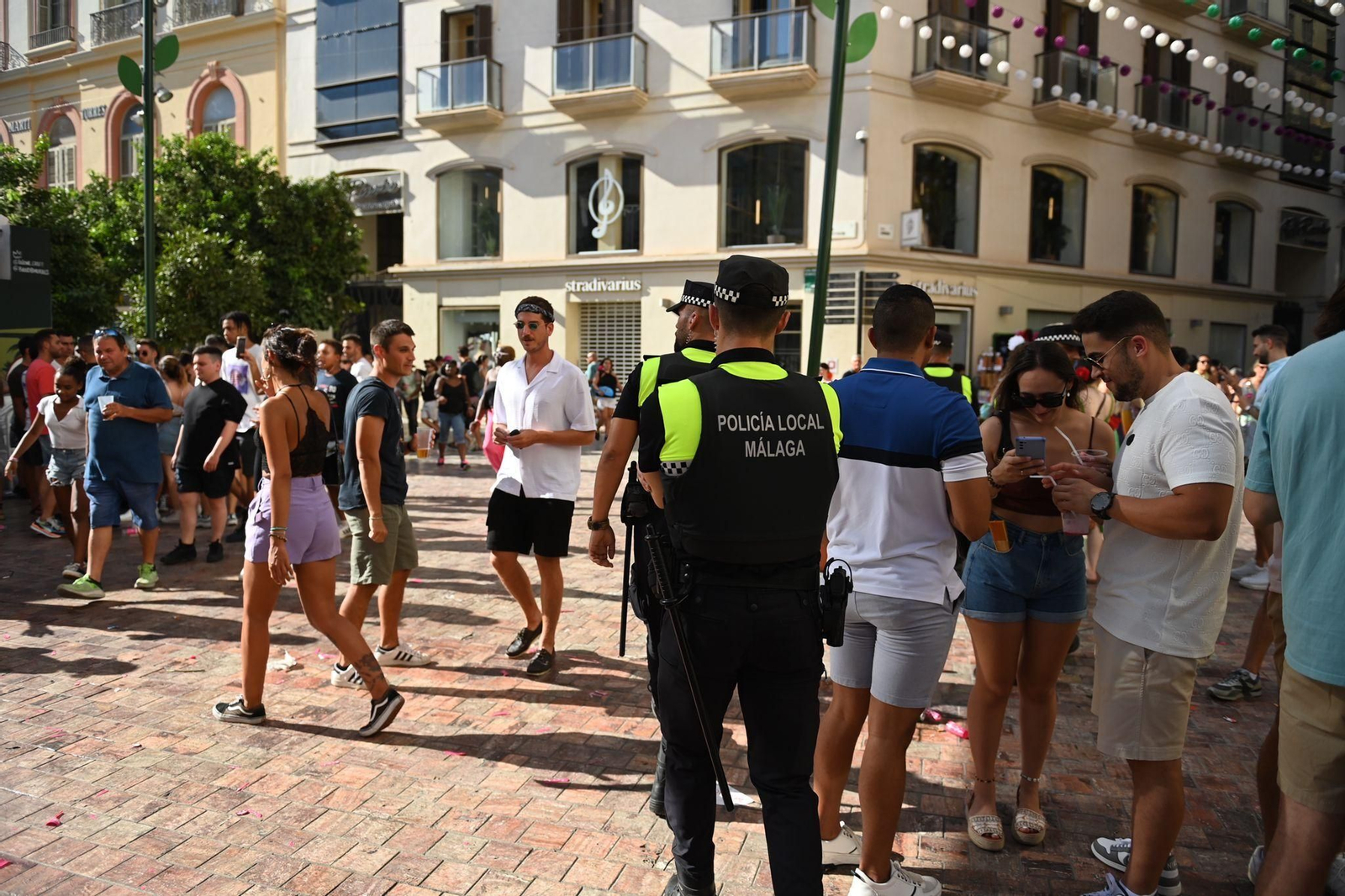 Policía Local en la Feria del Centro.