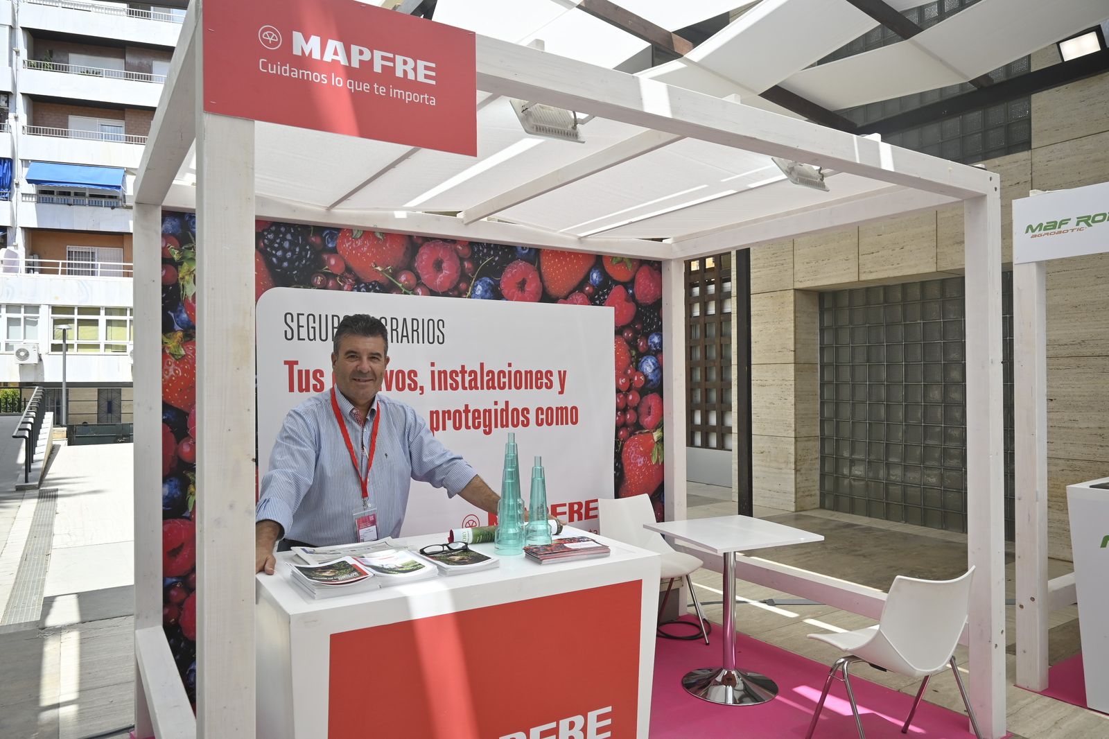 Los Stands participantes en el 8º Congreso Internacional de Frutos Rojos en Huelva