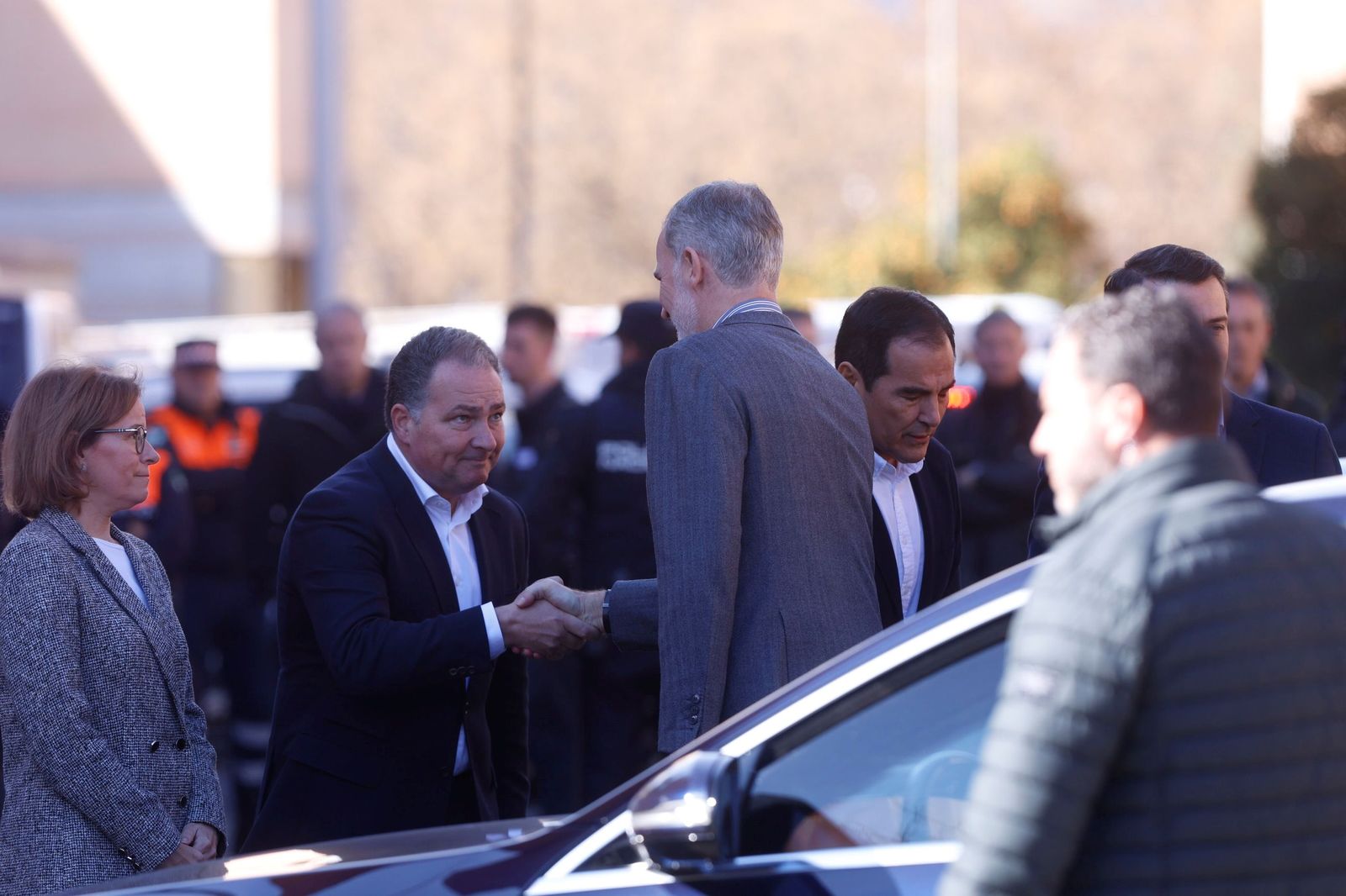 La visita de los Reyes a los heridos del accidente de Adamuz en el Hospital Reina Sofía