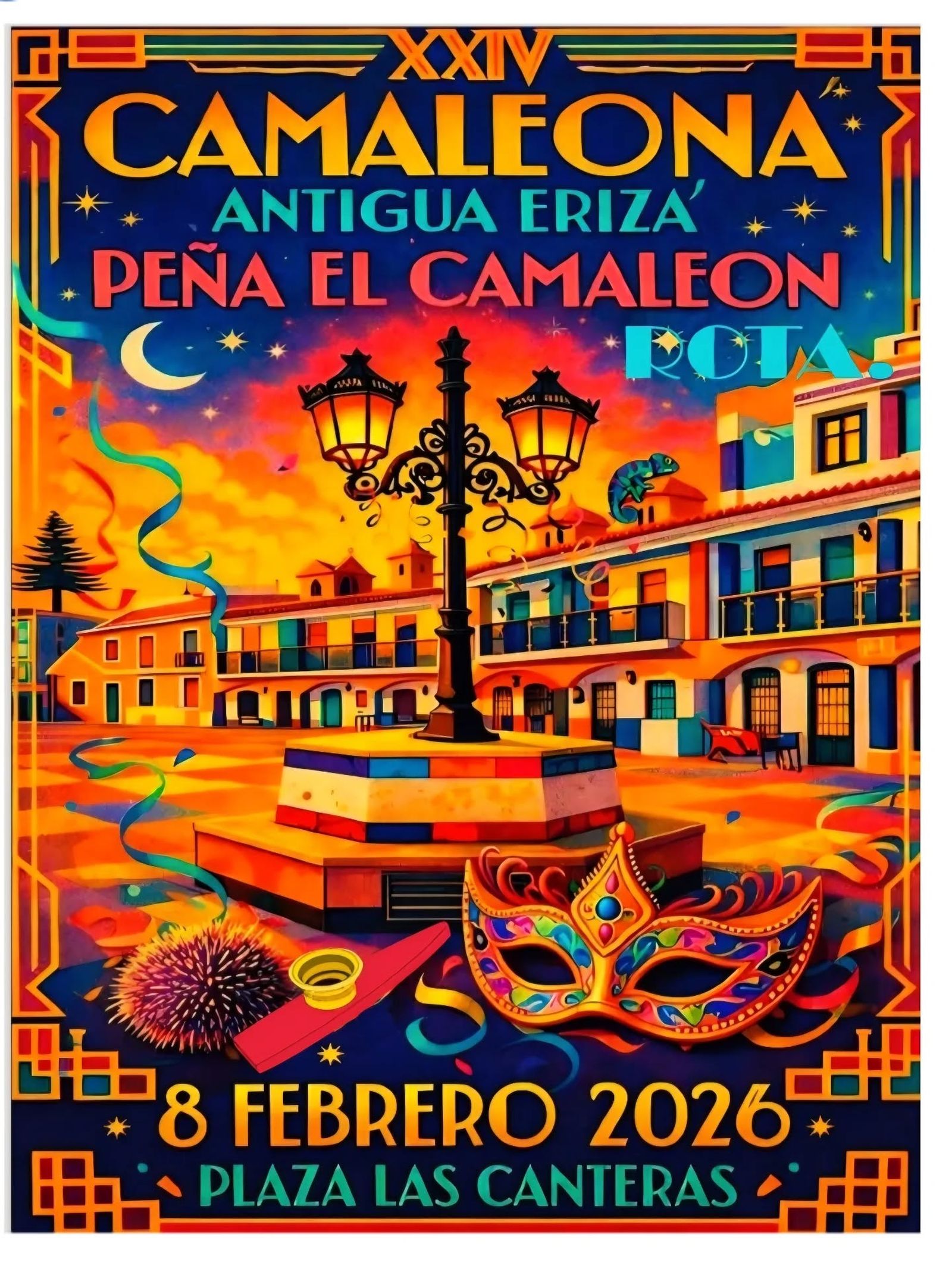 Cartel de la Camaleoná 2026, de Rota.