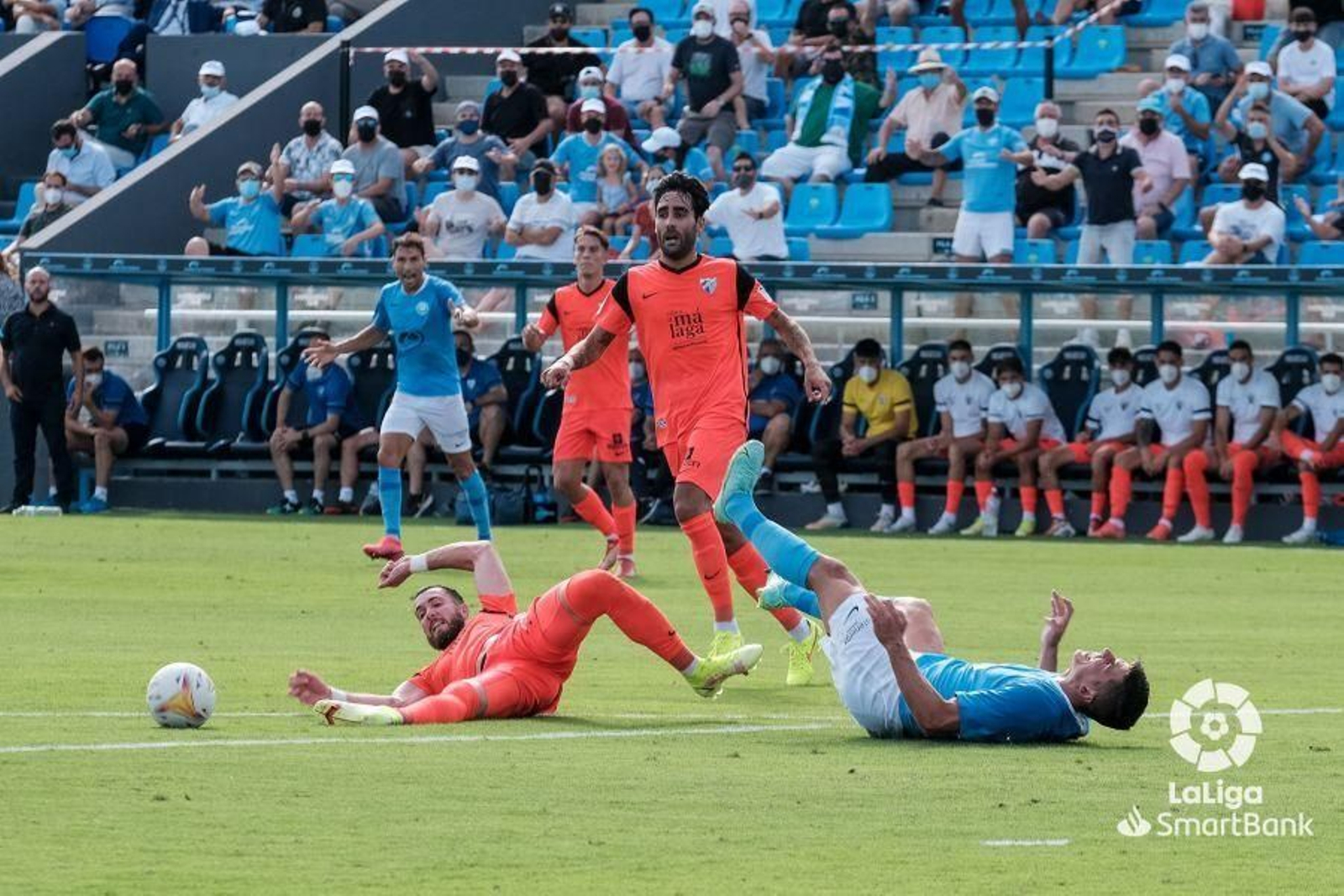 Una foto del Ibiza-Málaga CF Una foto del Ibiza-Málaga CF