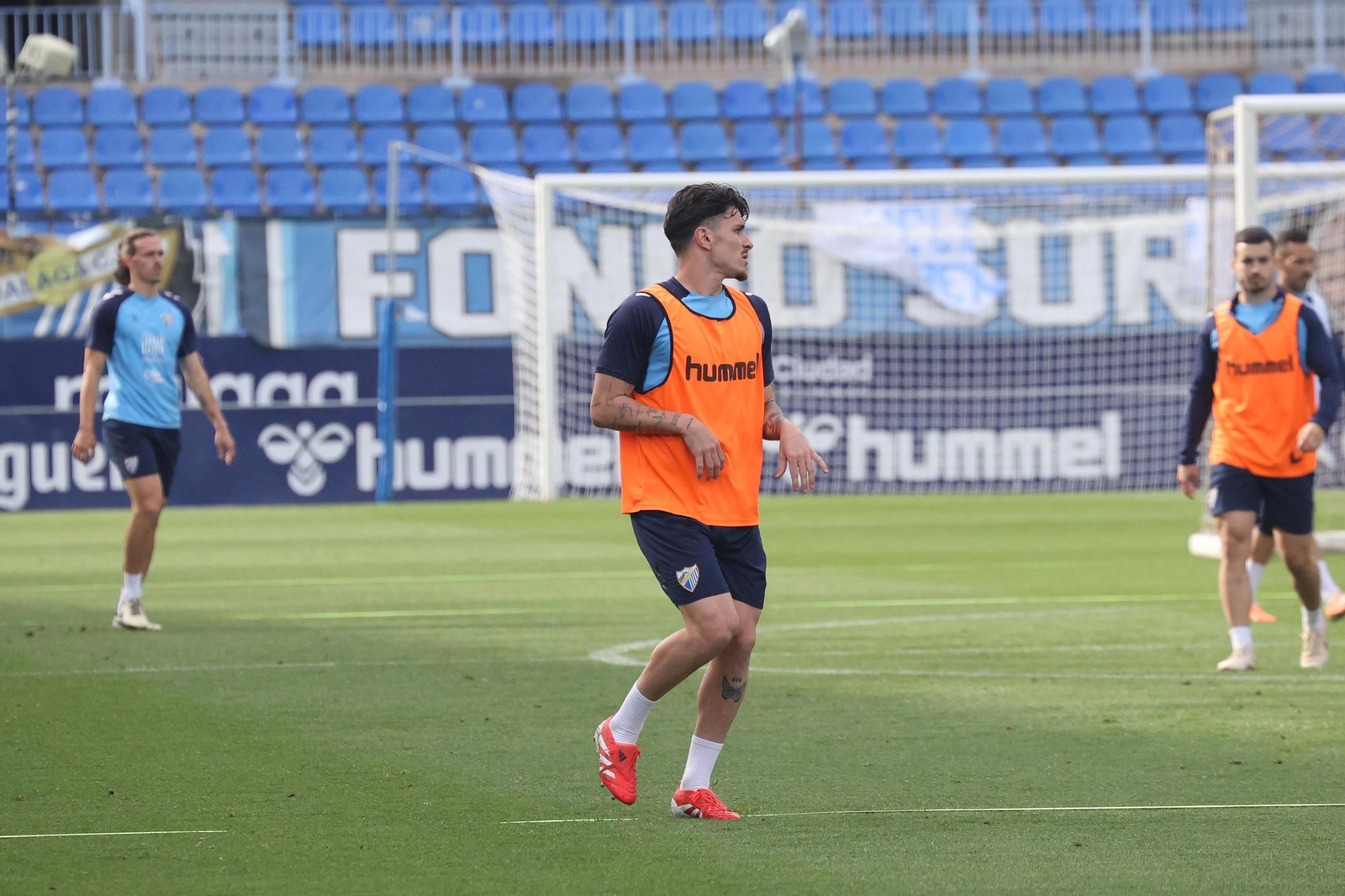 Las fotos del entrenamiento del Málaga CF de puertas abiertas