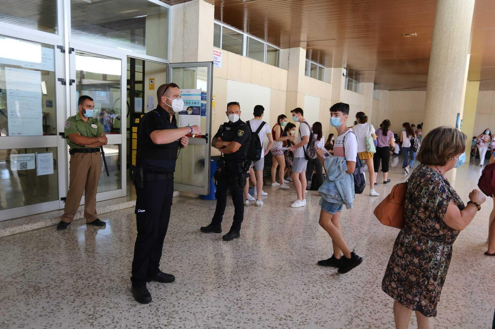 Arranca la Selectividad del coronavirus y las mascarillas en Málaga, en fotos