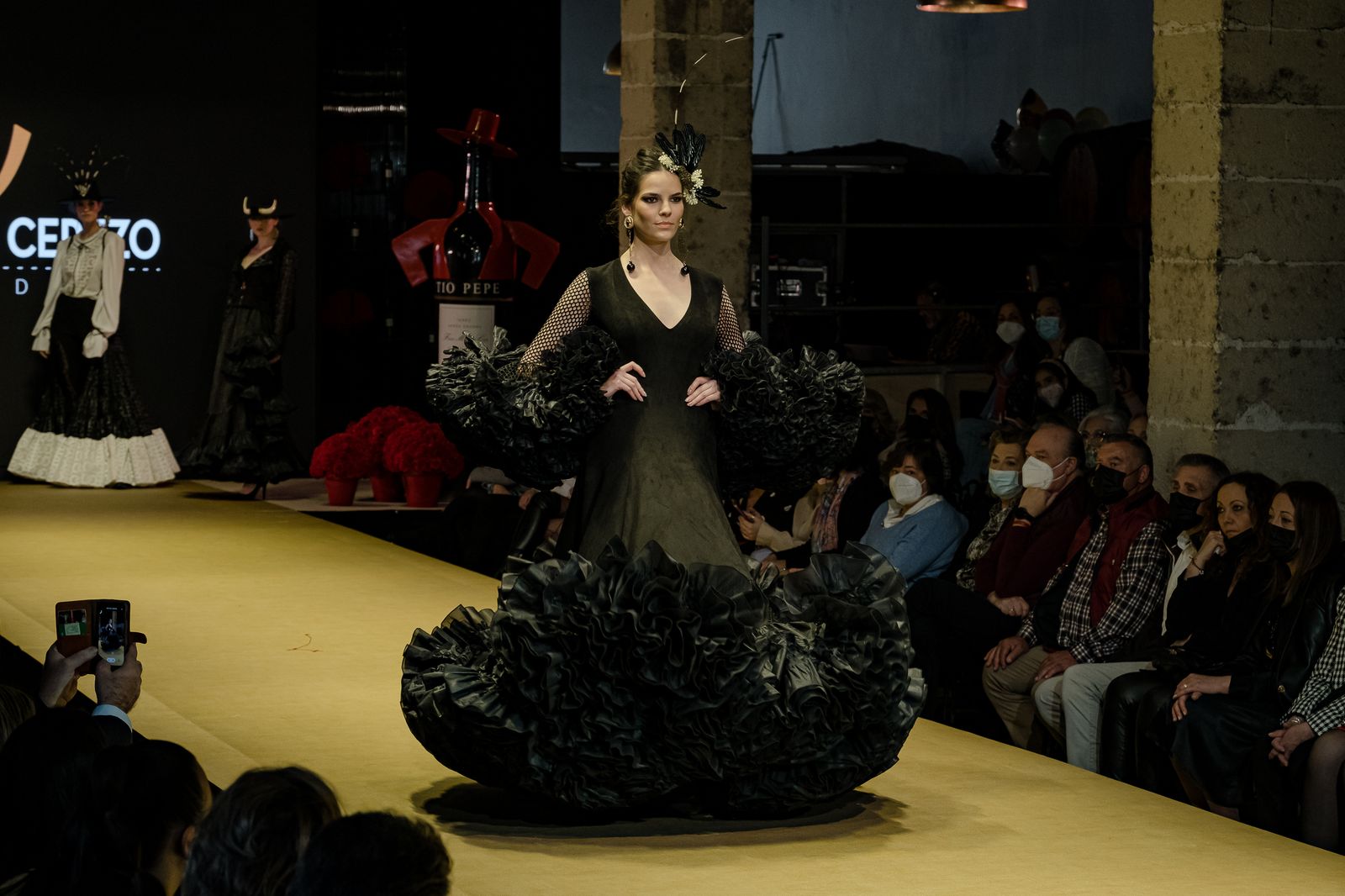 El desfile de Flor de cerezo en la Pasarela Flamenca de Jerez, todas las fotos