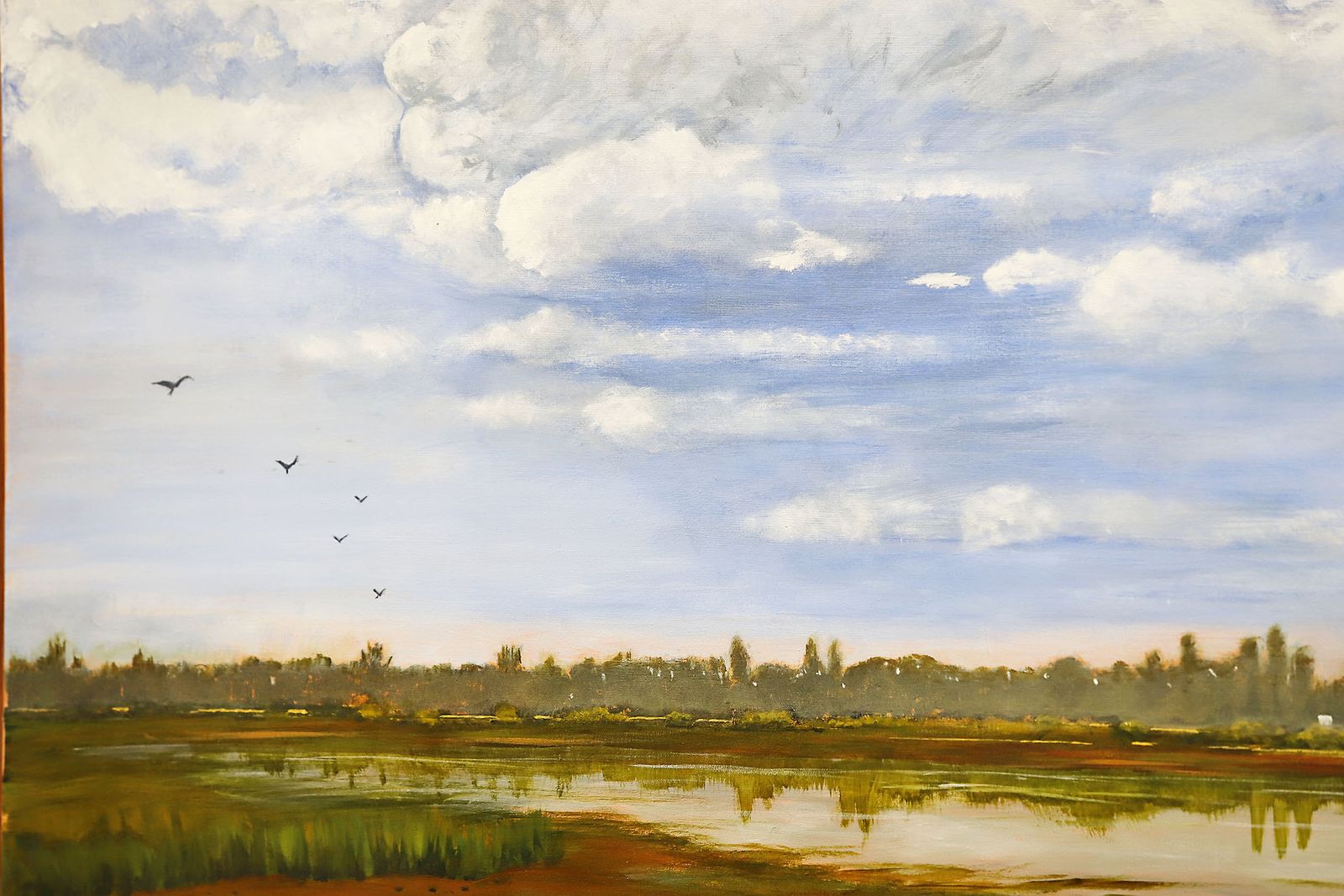 Imágenes de la inauguración de la exposición 'Pasajes y Paisajes de Doñana' de Juan VIlla