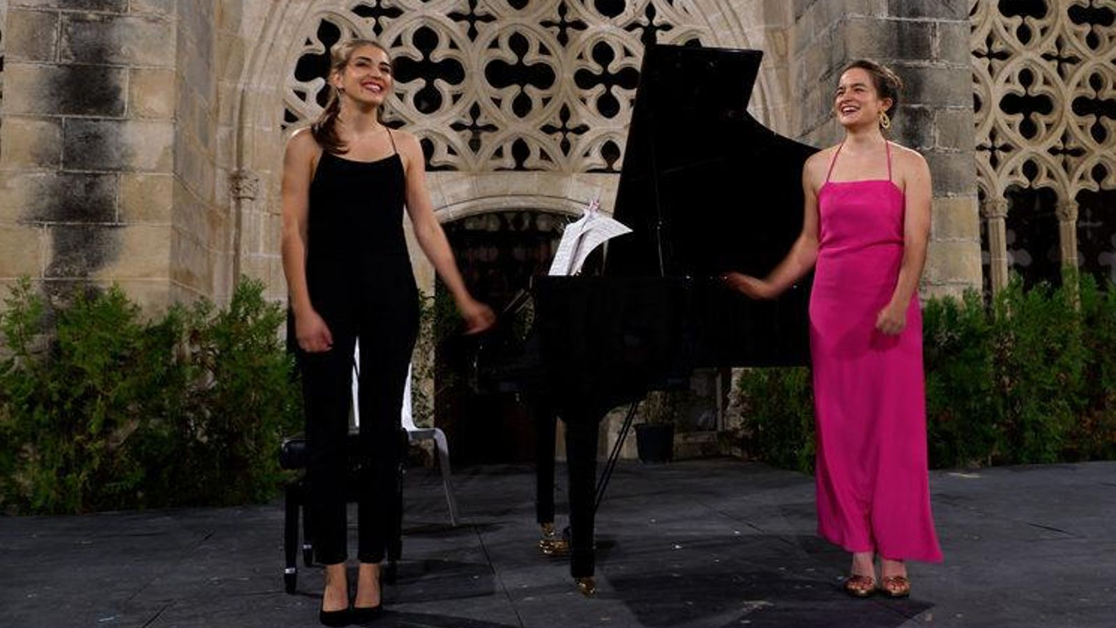 Durante el recital en el Claustro de Santo Domingo de Jerez en agosto de 2021.