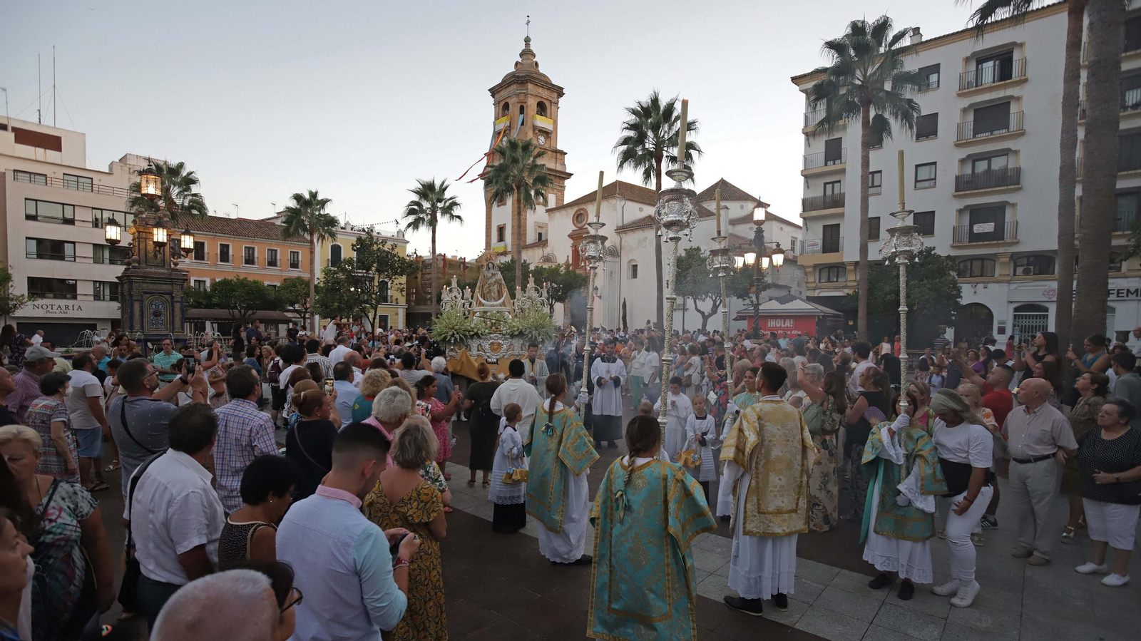 Fotos de la procesión de la Virgen de La Palma en Algeciras