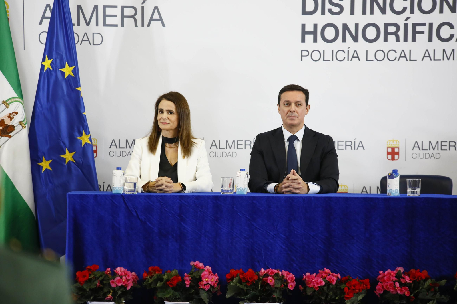 Las imágenes del acto institucional de la Policía Local de Almería con motivo de la festividad de su patrón, San Esteban