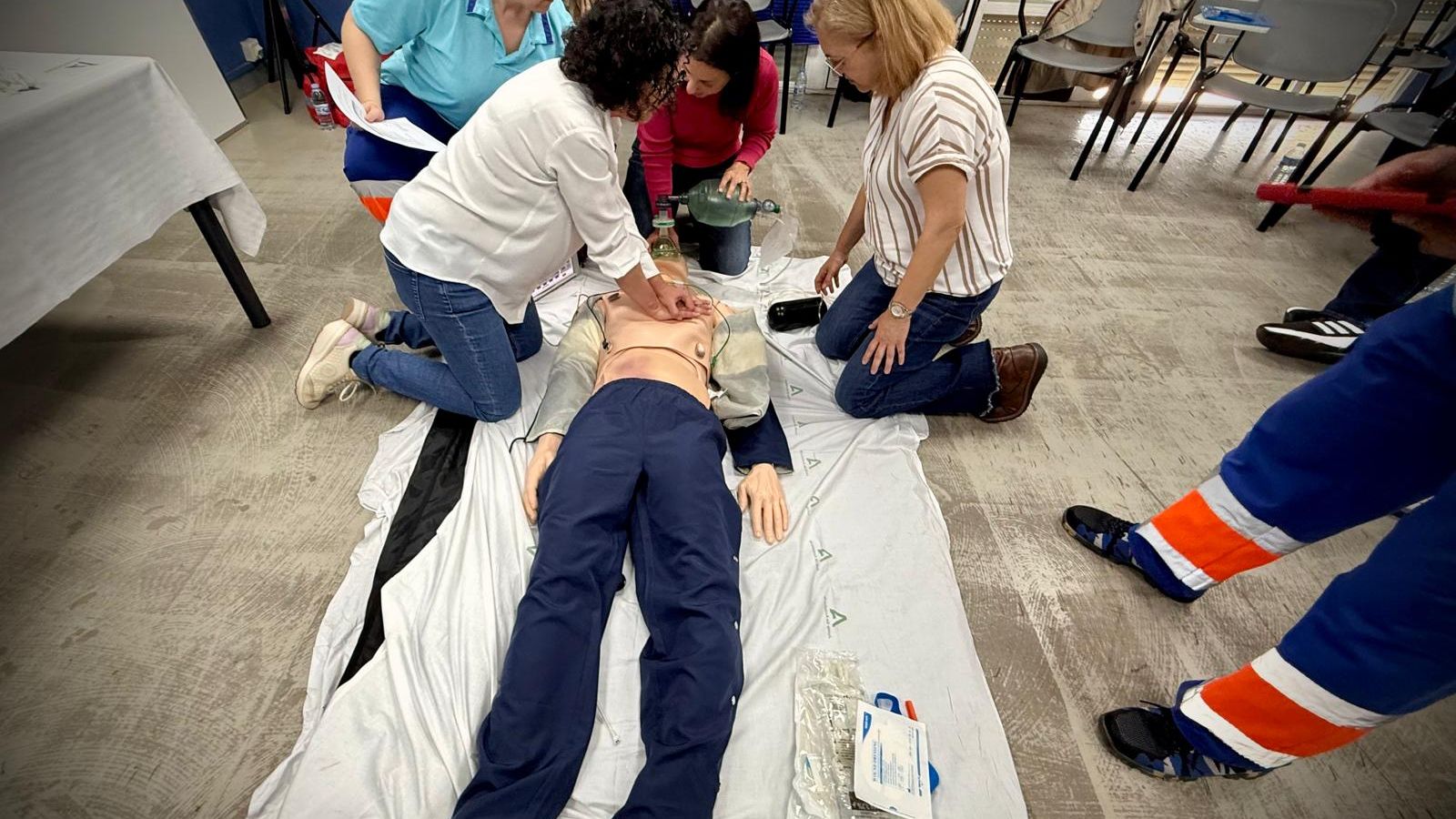 Uno de los talleres formativos que se ha impartido a los profesionales en el último año