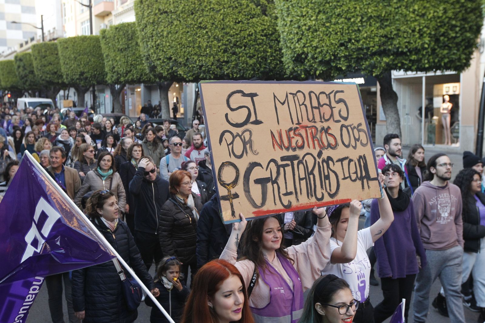 Fotogalería manifestación Día Internacional de la Mujer