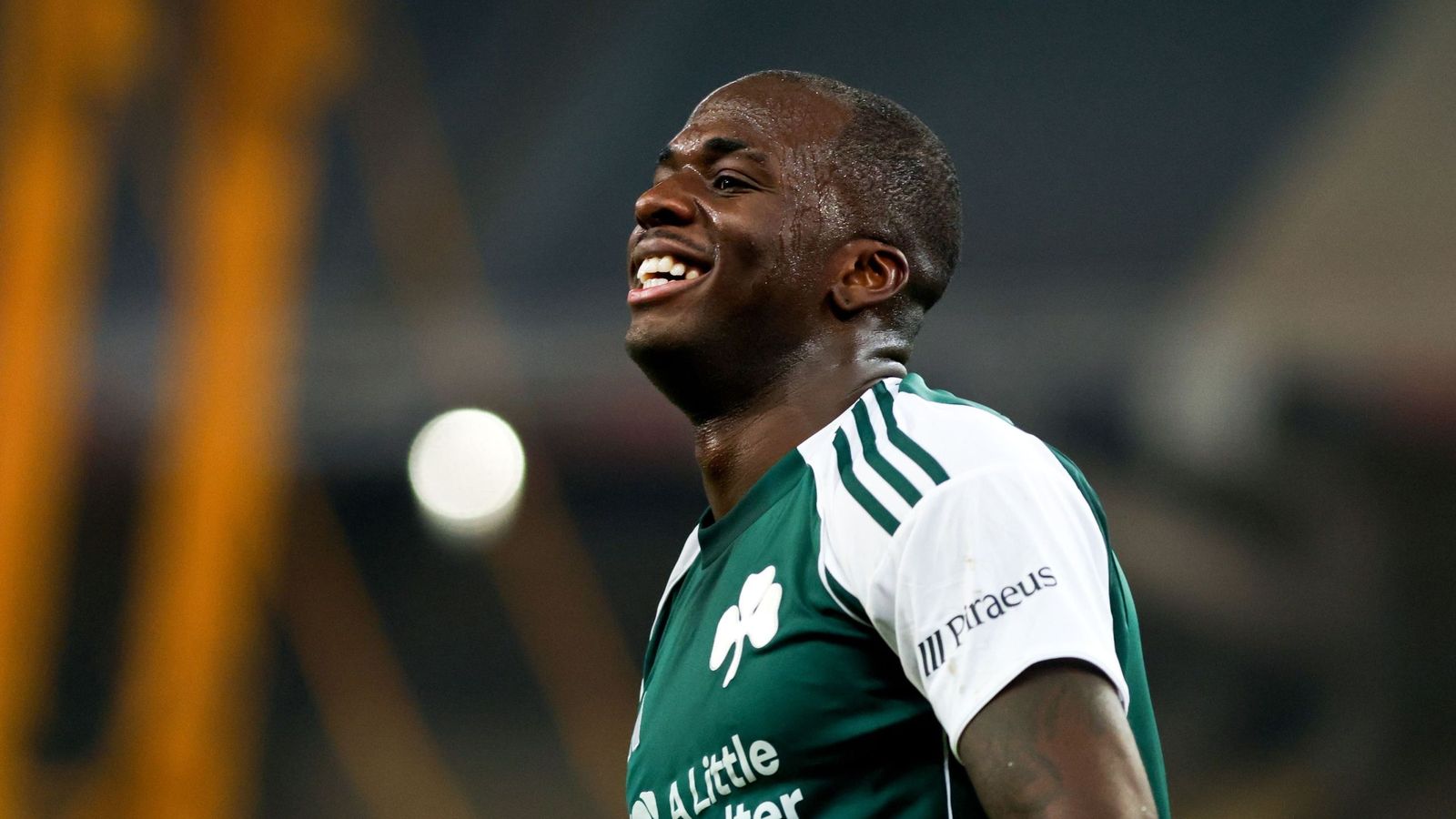 El delantero Andreas Tetteh, en un partido con el Panathinaikos.