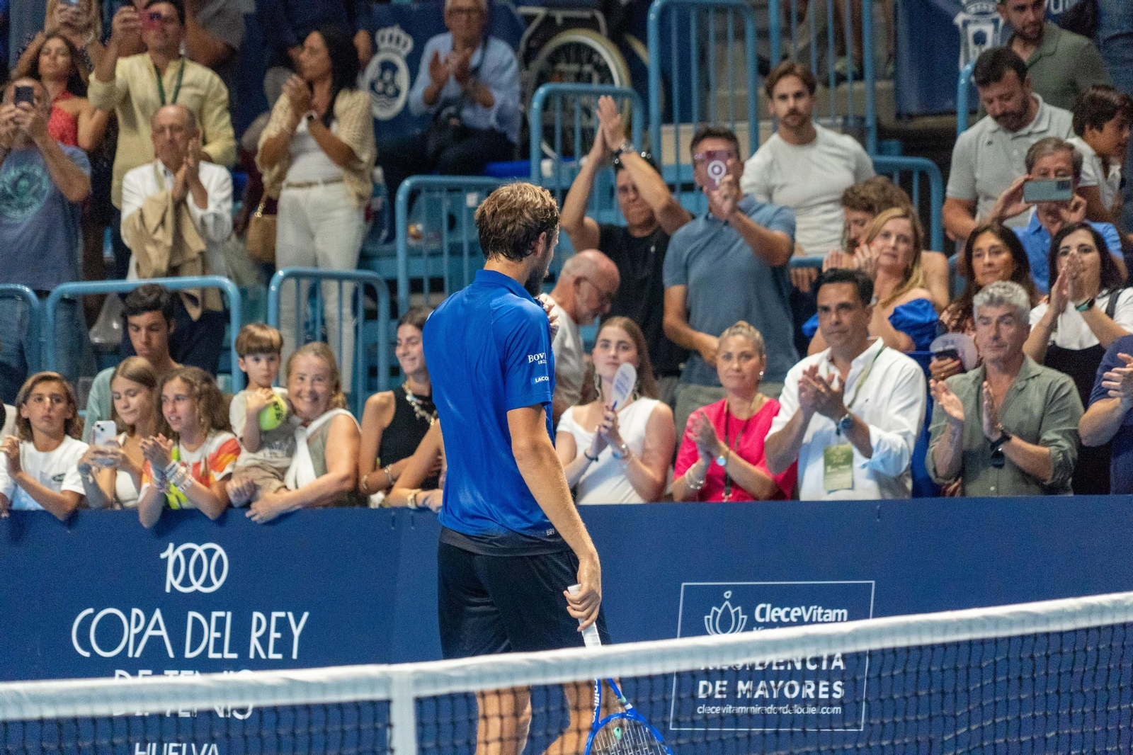 Imágenes de la final masculina de la Copa del Rey de tenis entre Daniil Medvedev y Alejandro Davidovich