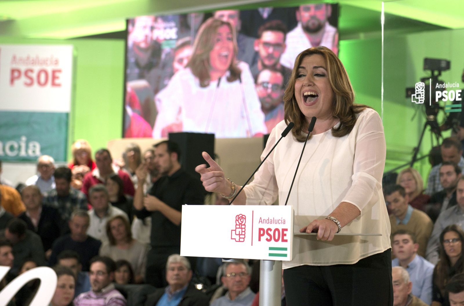 Susana Díaz y Zapatero, juntos en Jaén