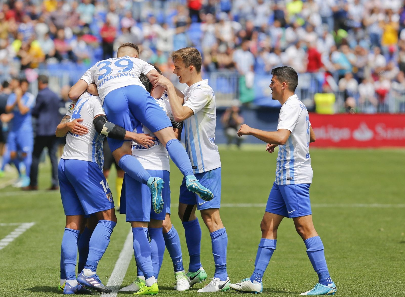 Las imágenes del Málaga-Valencia