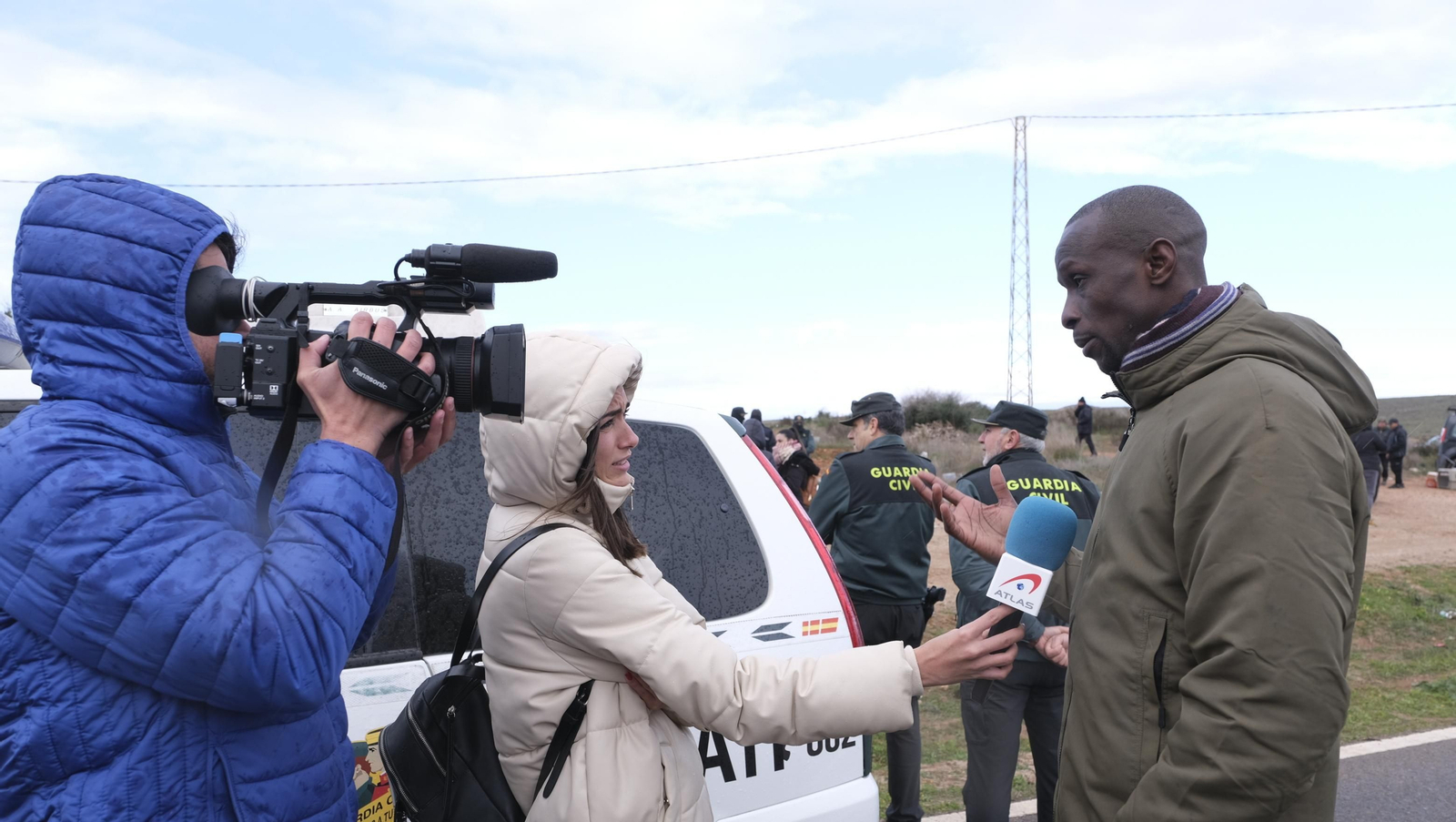 Imágenes del desalojo del asentamiento chabolista 'El Walili', en Níjar