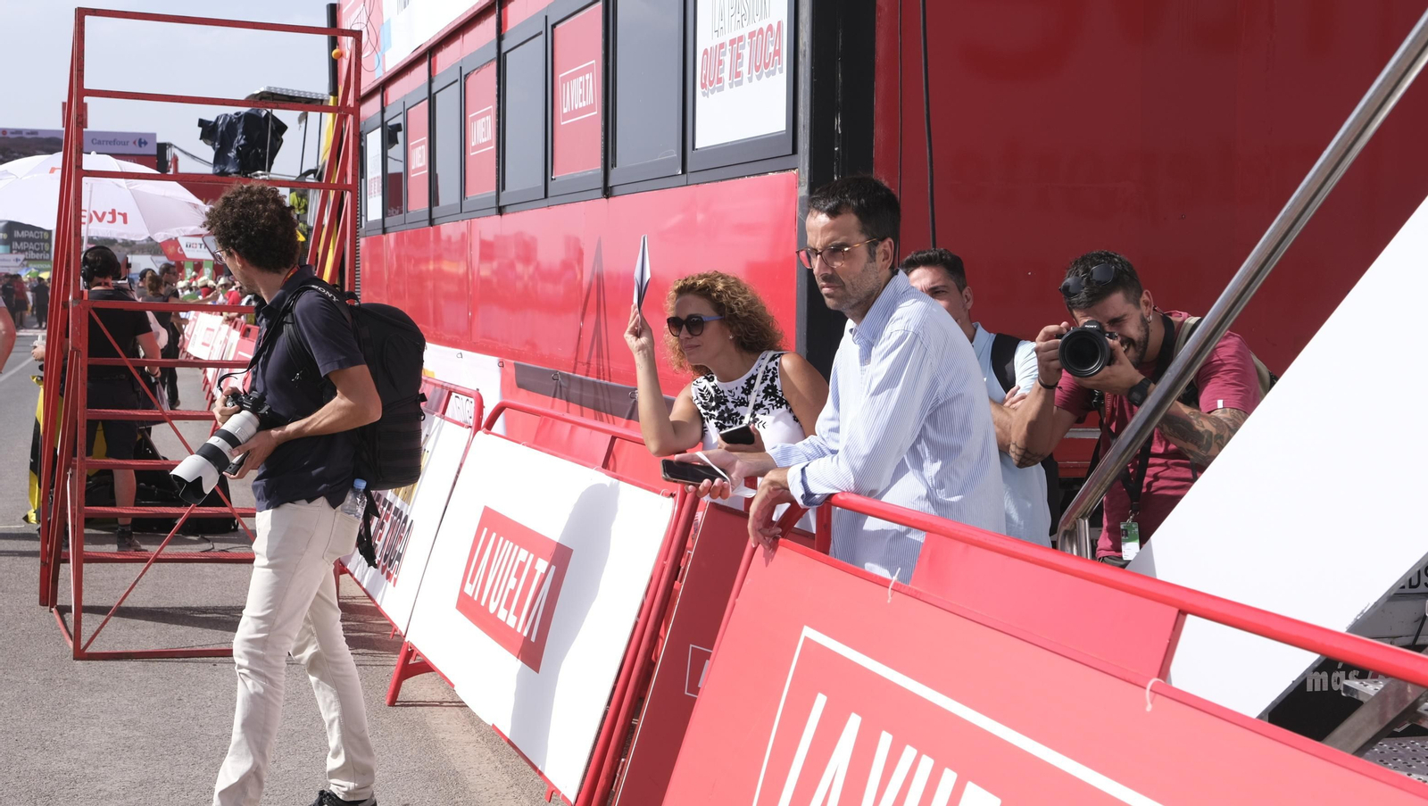 Imágenes de la etapa de la Vuelta a España con llegada en Cabo de Gata, Almería