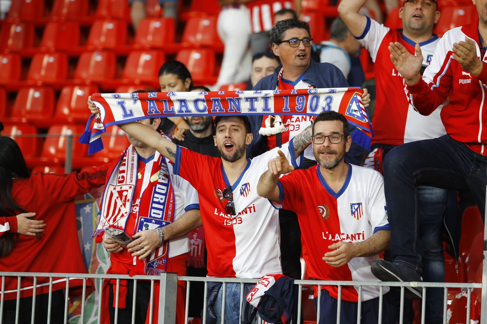 Imágenes del partido U.D. Almería-Atlético de Madrid