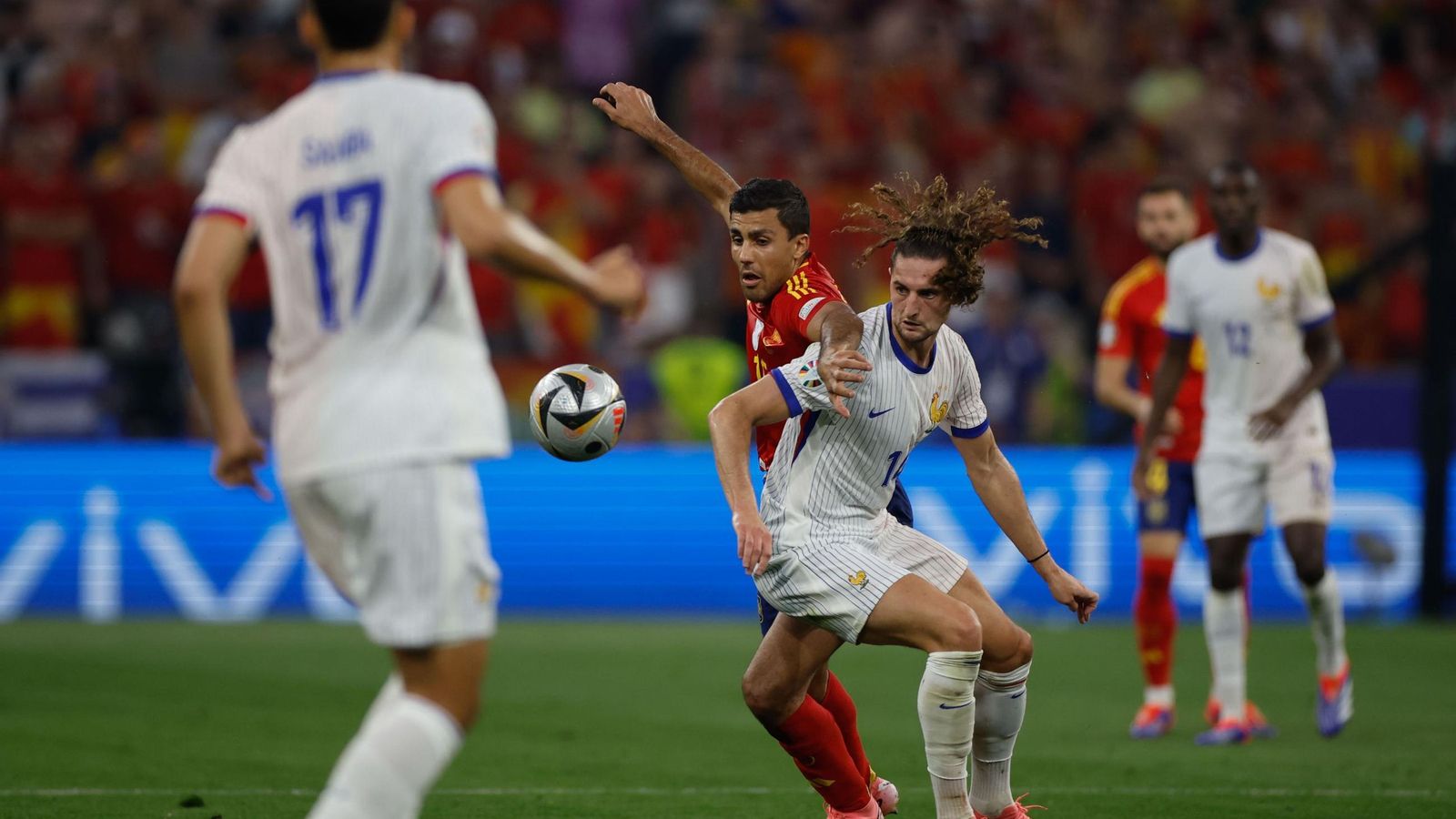 Las mejores imágenes del España - Francia