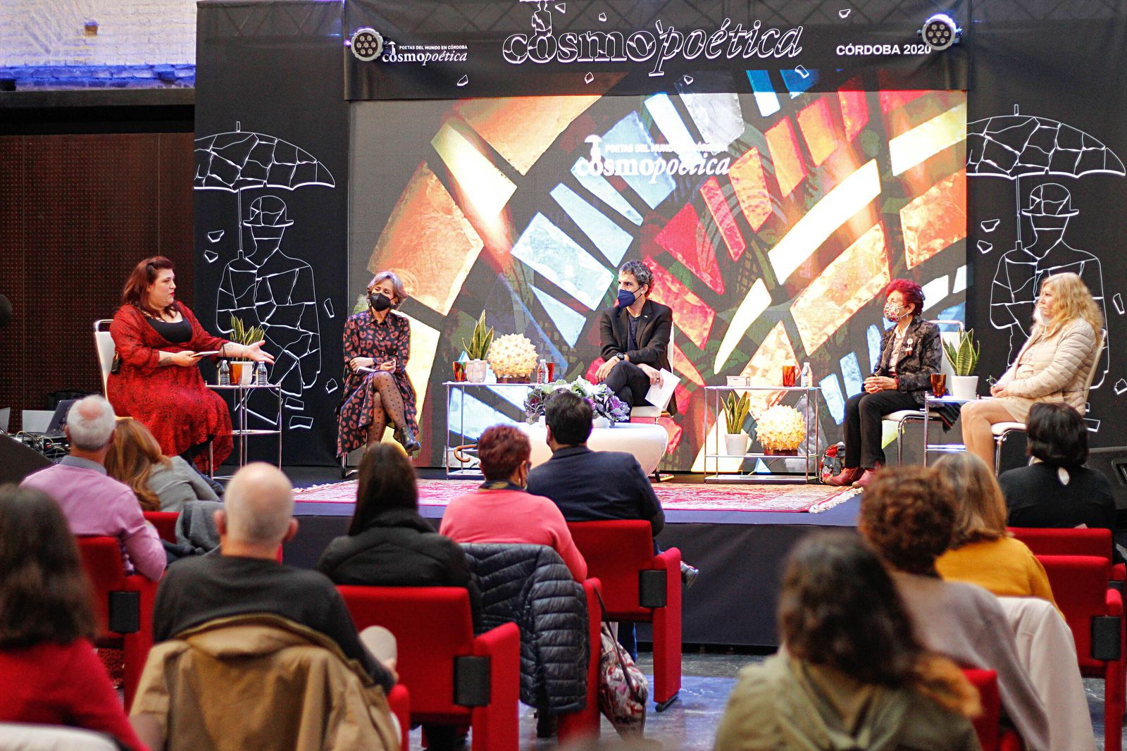 Inauguración de Cosmopoética en la Sala Orive.