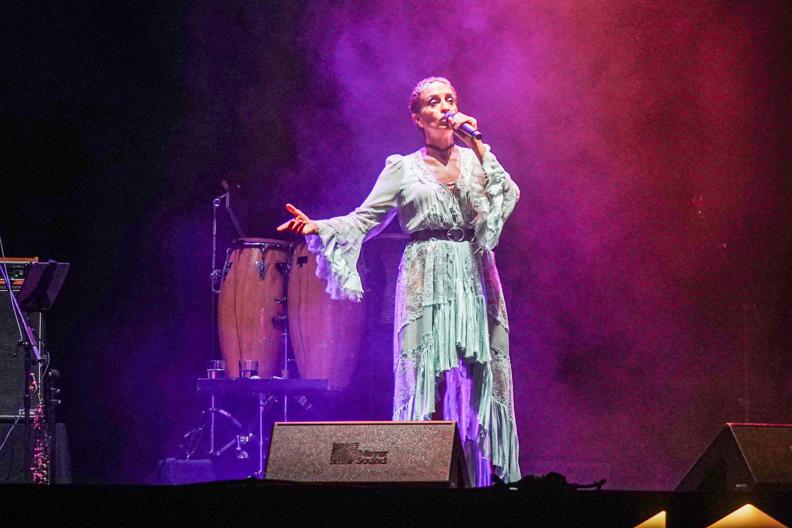 La estrella Noa ilumina el Generalife de Granada en 1001 Músicas: las imágenes