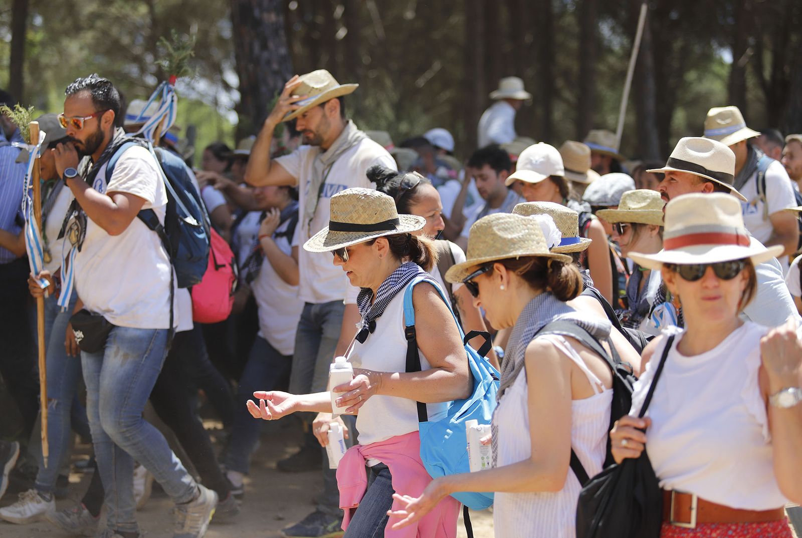 Todos los peregrinos de la Hermandad de Huelva, en imágenes