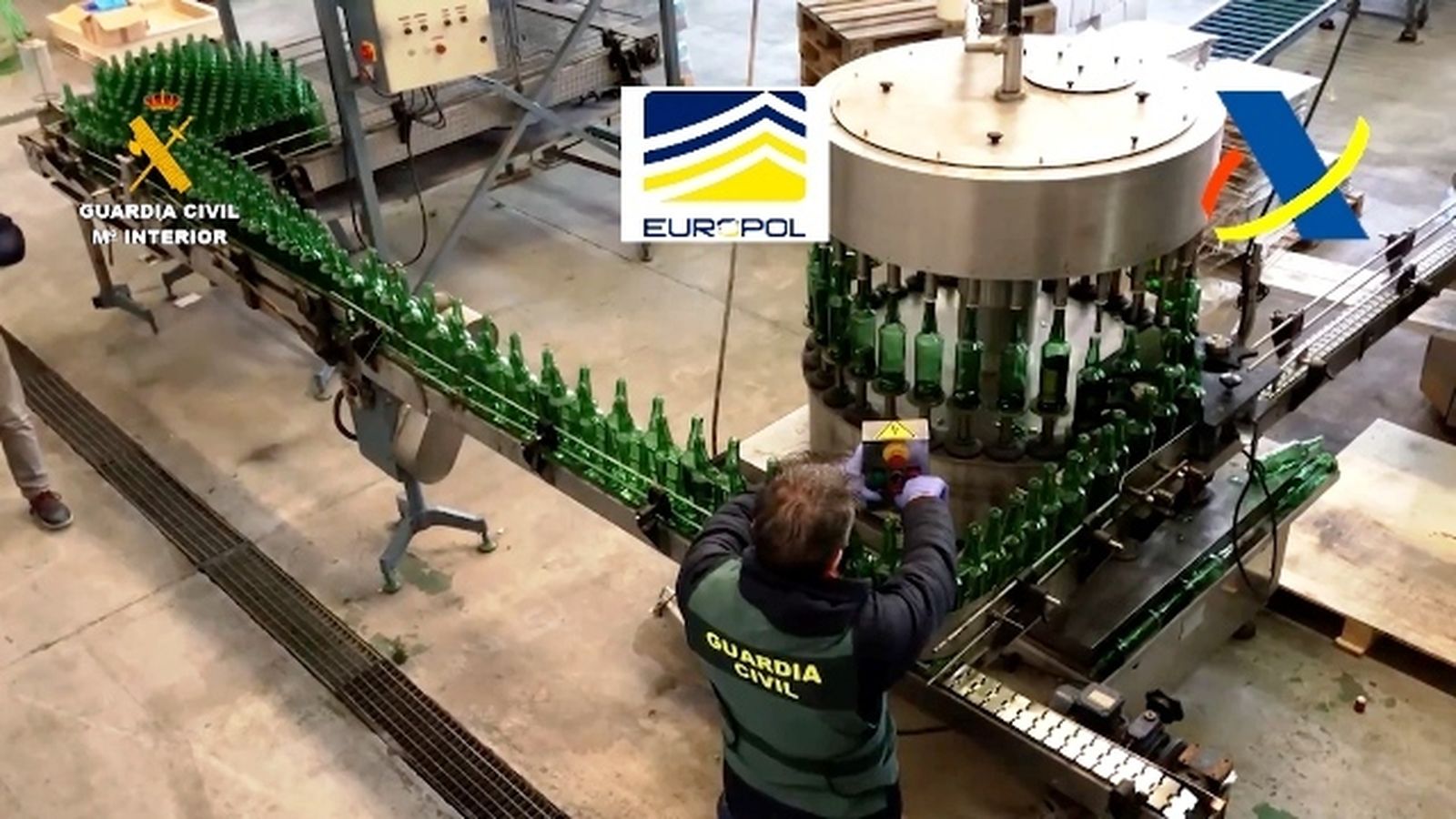 Imagen de una de las actuaciones en la operación.