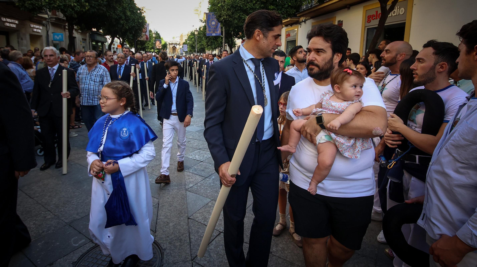 La Virgen de la Estrella ilumina las calles de Jerez La Virgen de la Estrella ilumina las calles de Jerez