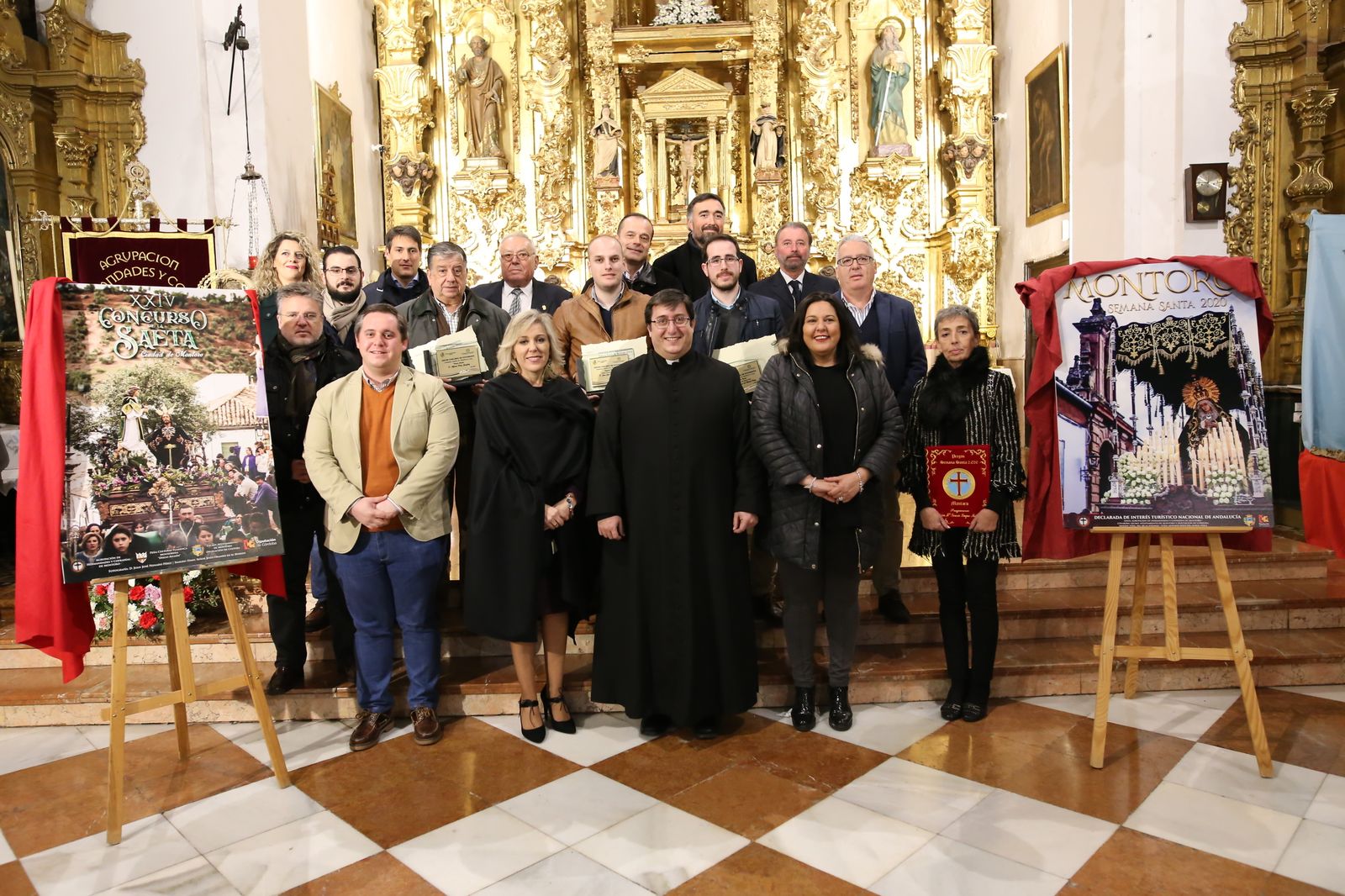 Presentación del cartel de la Semana Santa de 2020 de Montoro.