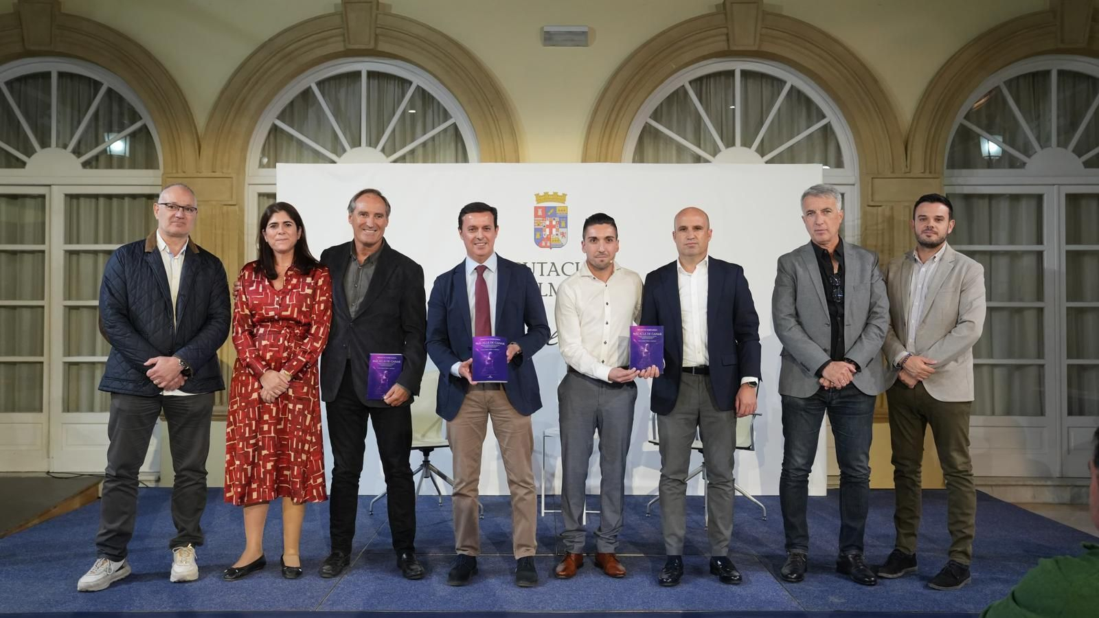 Guillermo Pérez Giménez en el acto de presentación de su libro en la Diputación.
