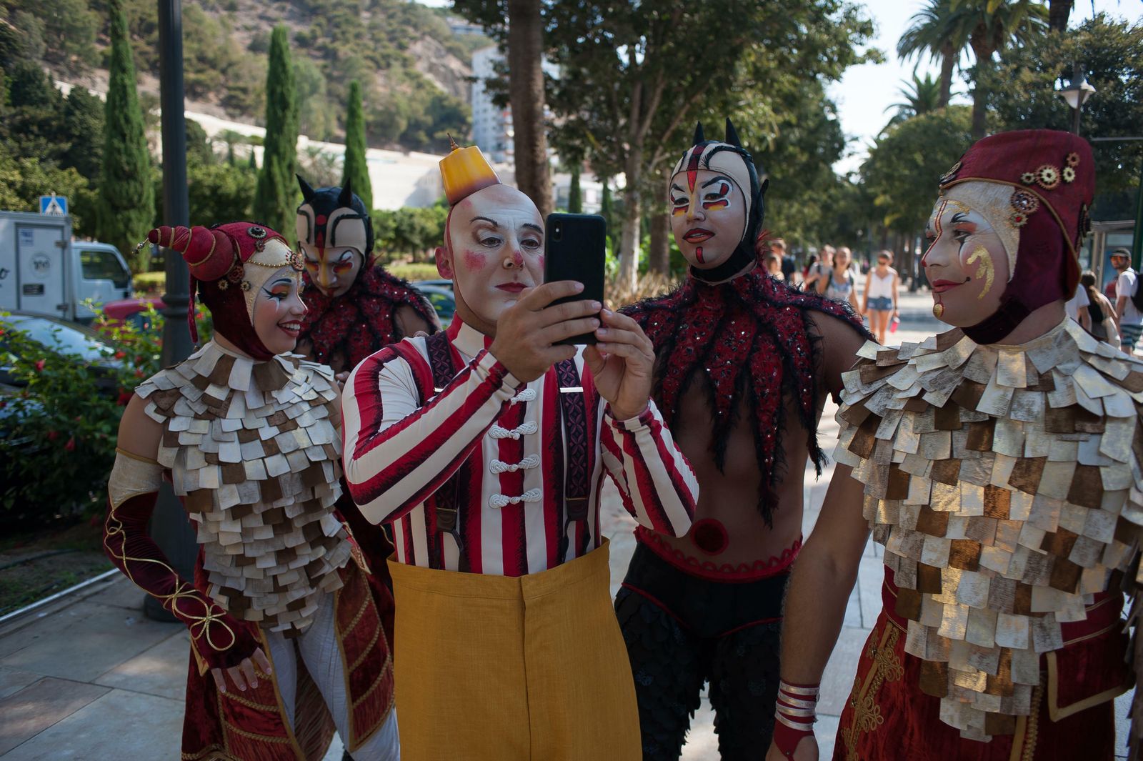 Presentación del espectáculo 'Kooza' del Circo del Sol en Málaga